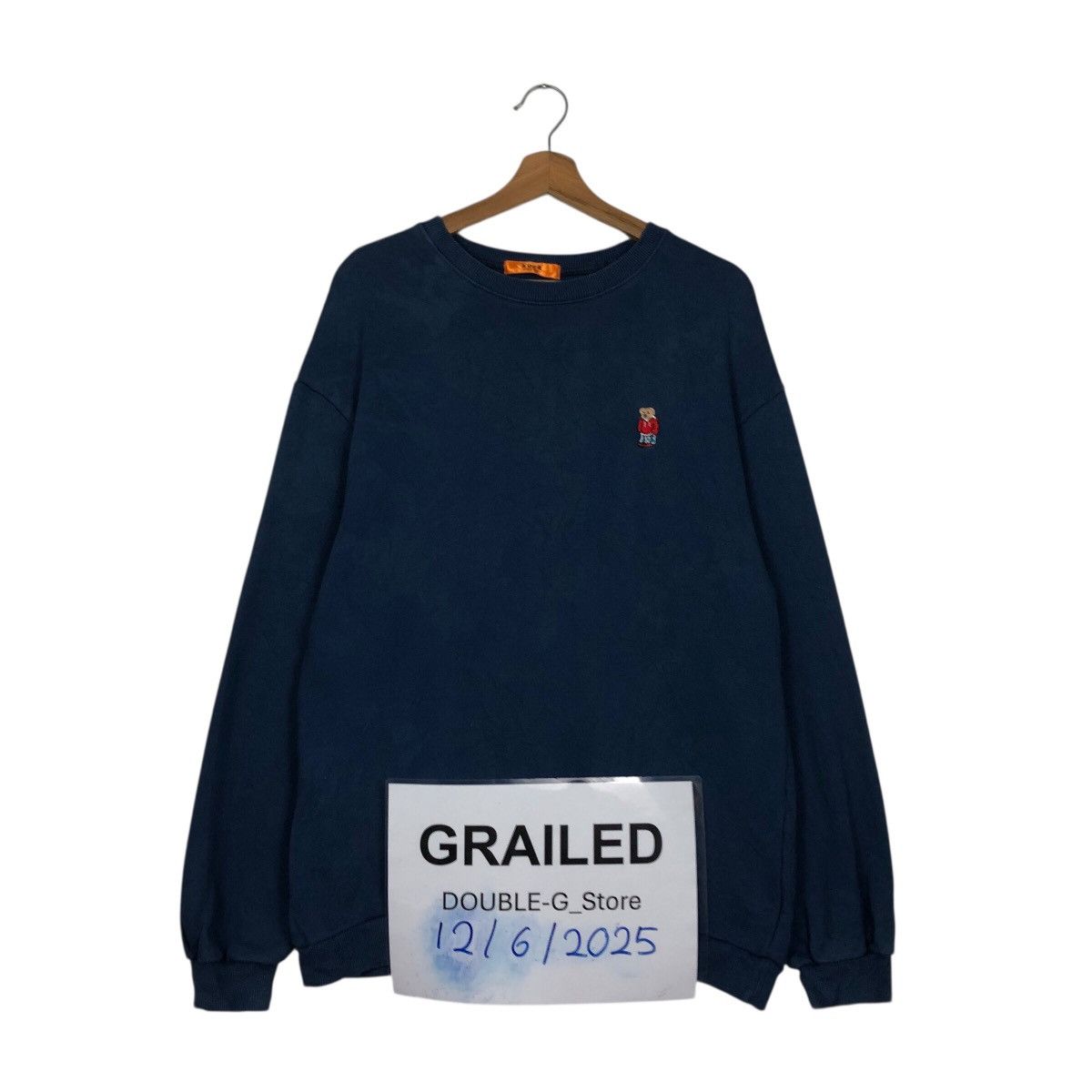 Japanese Brand 📌Vintage Sweatshirt Ader Bear Small Pony Issey Miyake Size US M / EU 48-50 / 2 - 1 Thumbnail