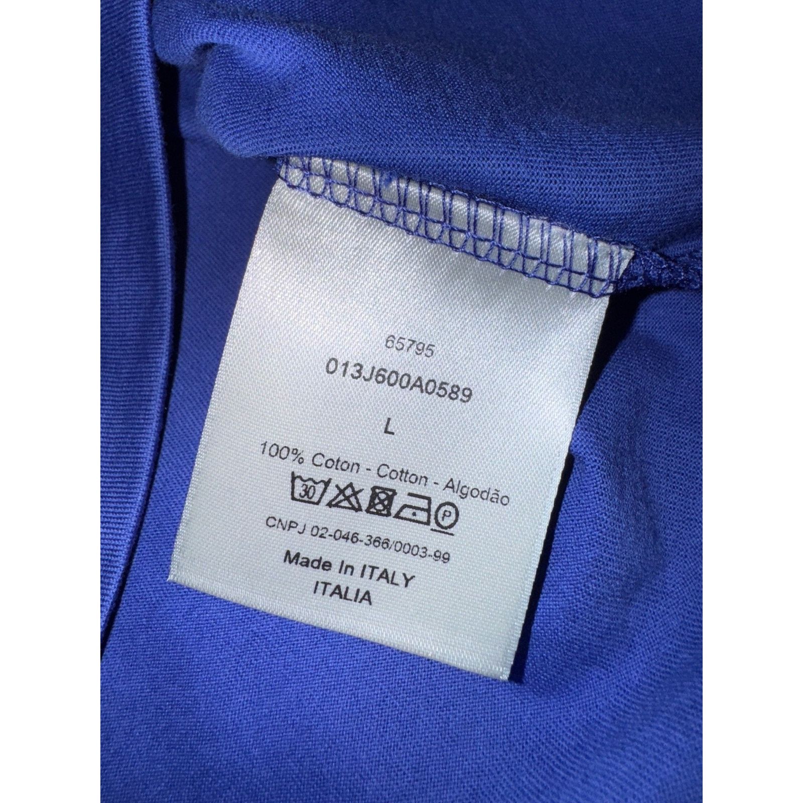 Dior Dior Violet Purple Cotton Classic Tee Shirt T-Shirt Large L Size US L / EU 52-54 / 3 - 7 Thumbnail