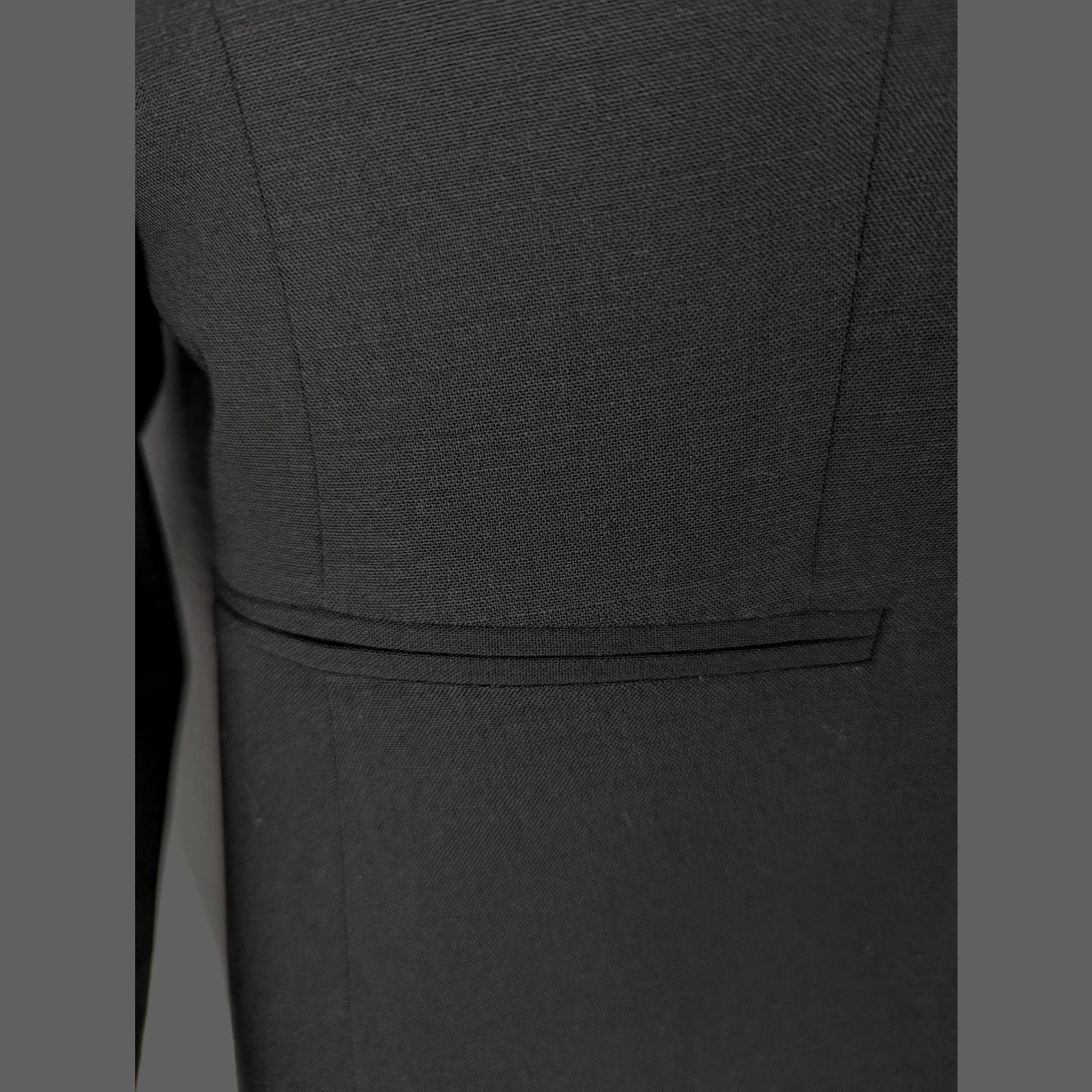 Other Antonio Melani Wmns Sz 8 Black Blazer Virgin wool EUC Size M / US 6-8 / IT 42-44 - 4 Thumbnail
