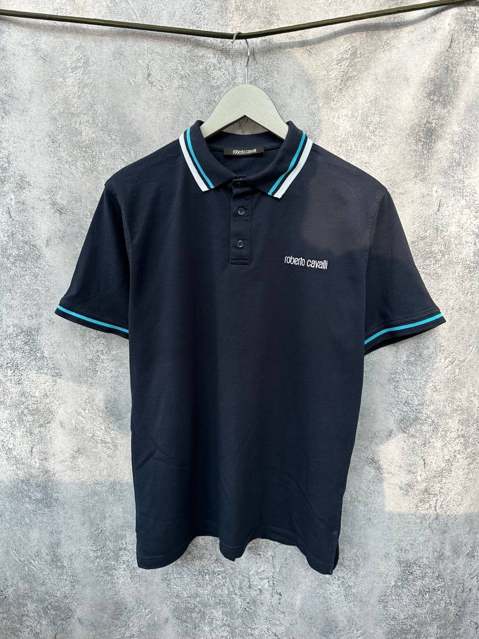 Roberto Cavalli Roberto Cavalli Polo T-Shirt Oxford Striped Collar Size US M / EU 48-50 / 2 - 1 Thumbnail