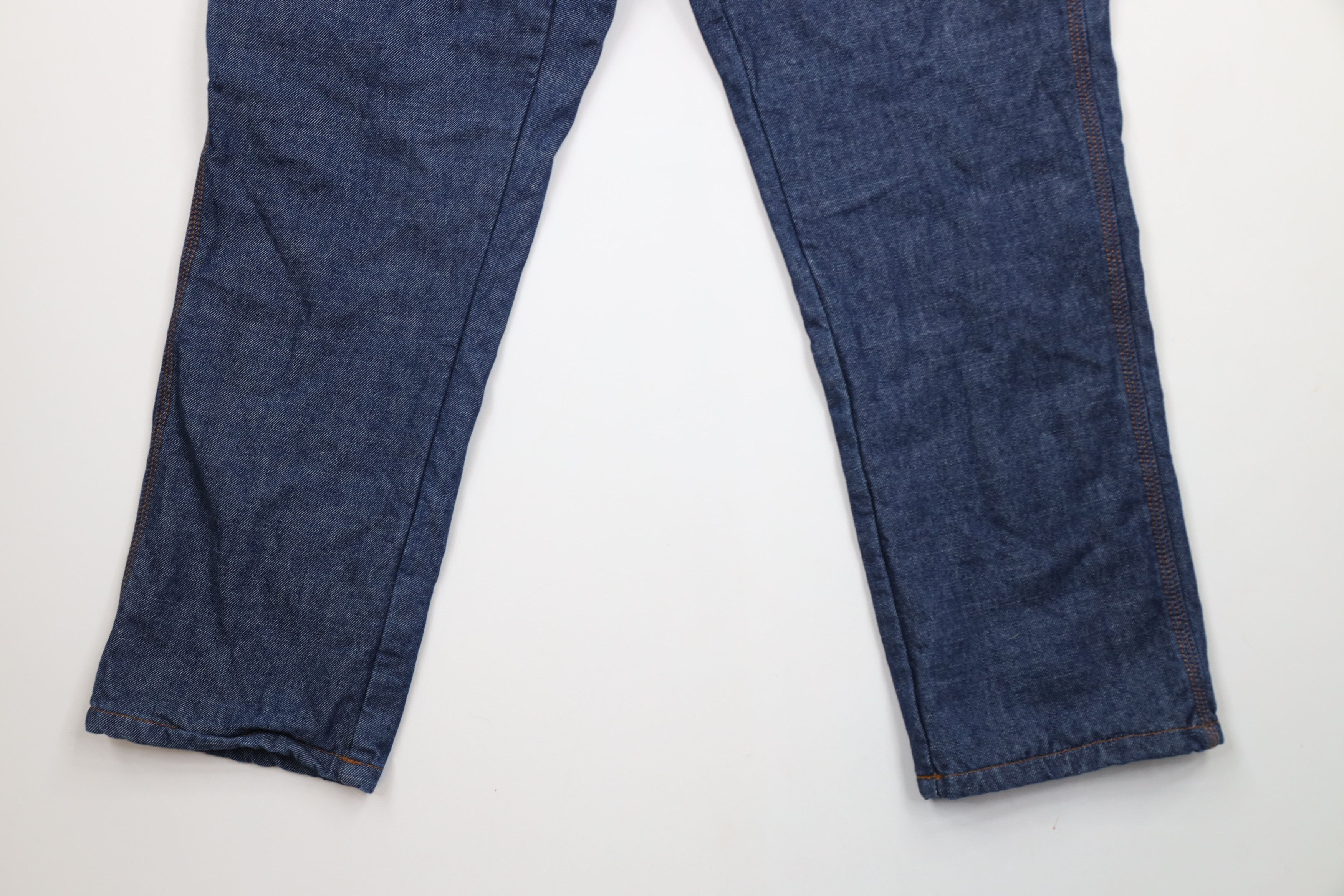 Vintage Vintage 90s Streetwear Lined Insulated Denim Jeans Blue Size US 36 / EU 52 - 5 Thumbnail