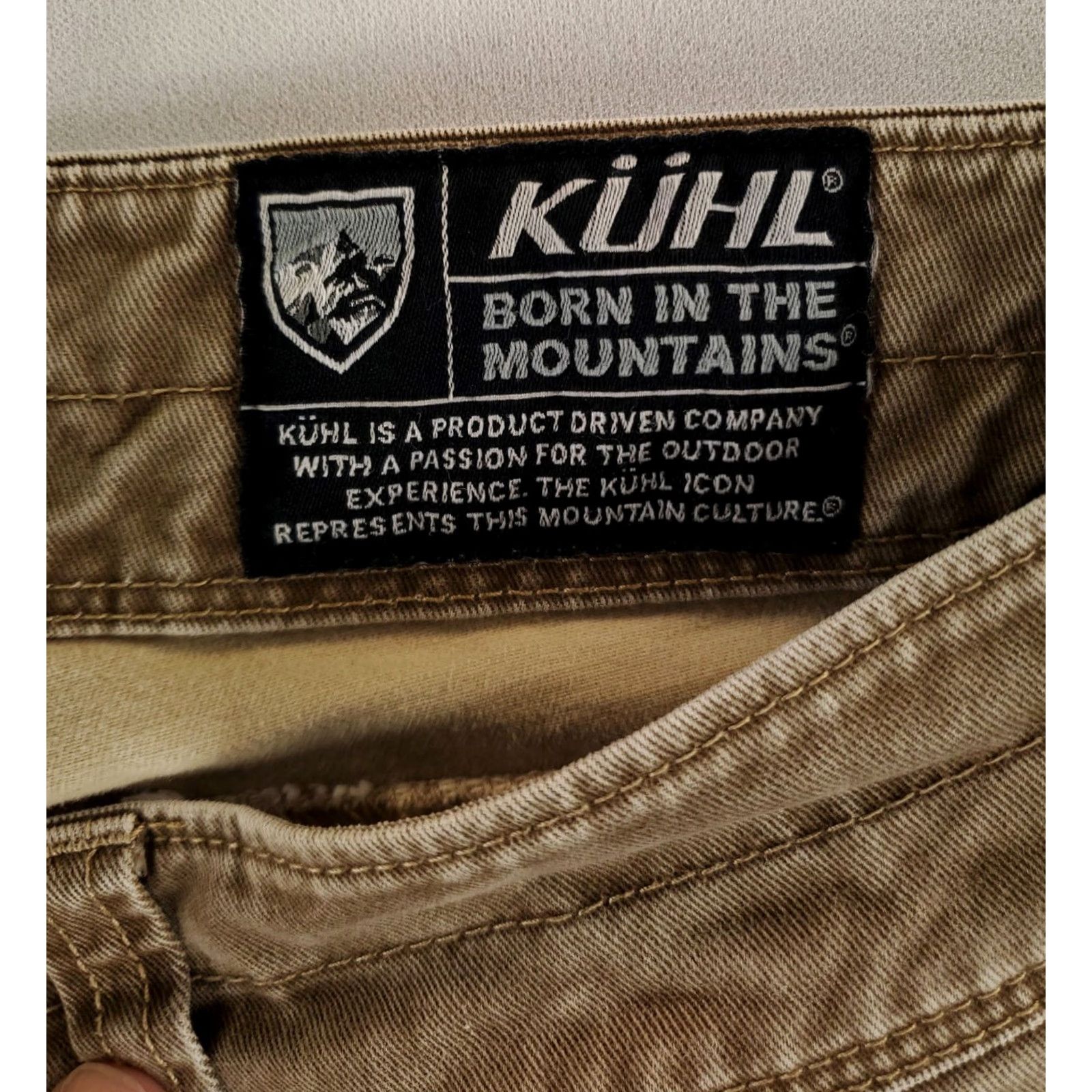 Vintage VINTAGE KÜHL Rydr Pants Jeans Brown Mens 36x32 36x29 Actual Dye Patina Hiking Pants Size US 36 / EU 52 - 2 Thumbnail