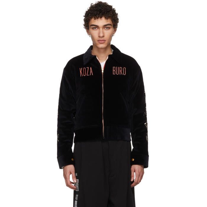 Kozaburo Velvet Souvenir Jacket