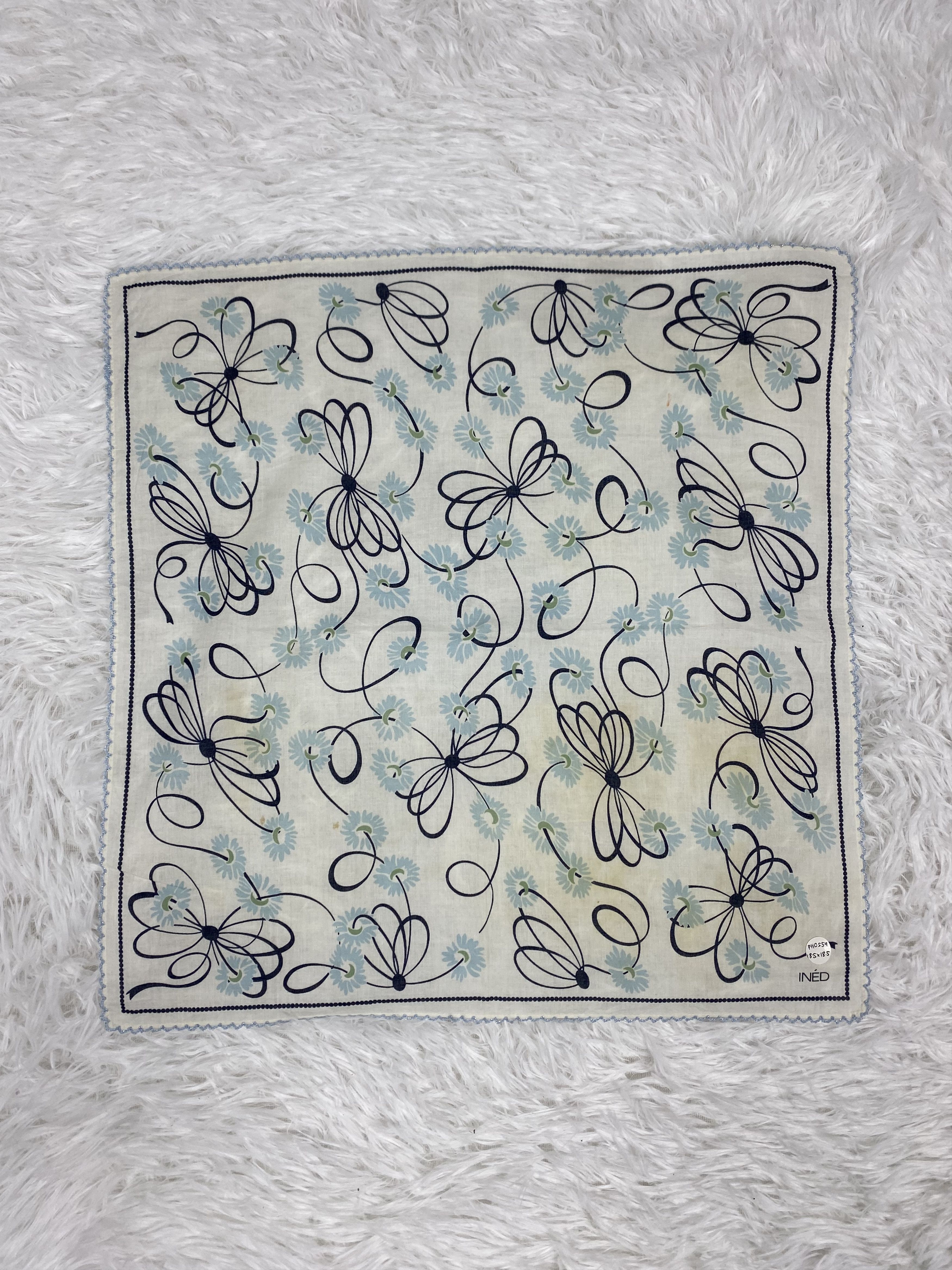 Issey Miyake × Japanese Brand × Vintage Vintage INED Handkerchief Neckerchief PH0539 Size ONE SIZE - 3 Thumbnail