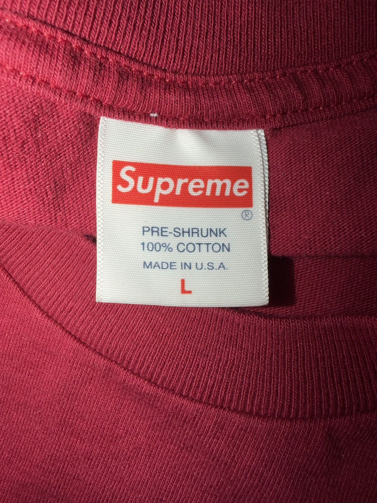 Supreme Supreme Mutant Tee Cardinal Red FW23 Men’s Graphic T-shirt Size US L / EU 52-54 / 3 - 4 Thumbnail