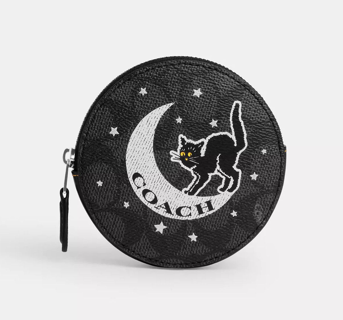 Coach Coin Case In Signature Canvas With Halloween Graphic CX348 Size ONE SIZE - 3 Thumbnail