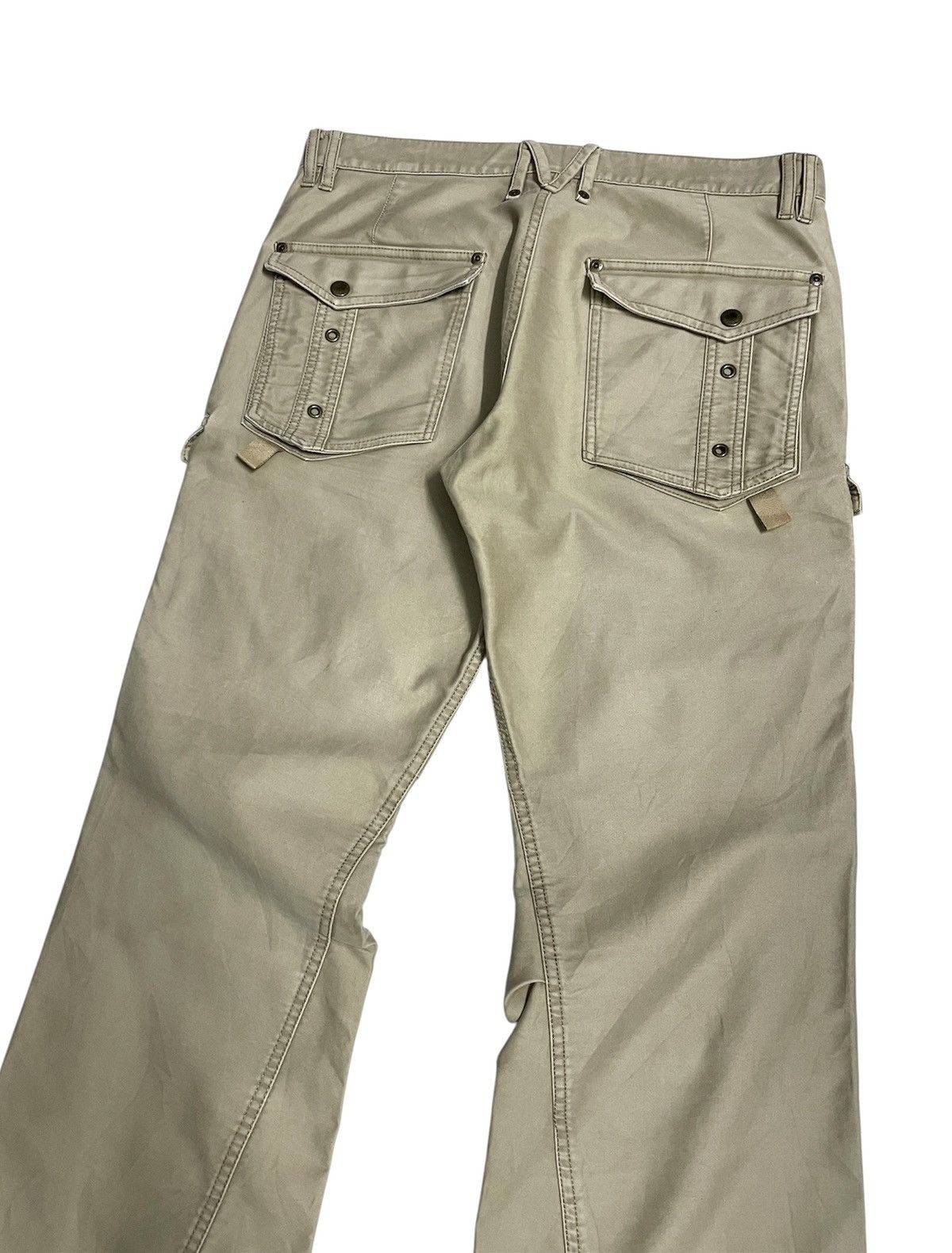 PPFM MonsieurNicole Japan Flare Cargo Pants Size US 32 / EU 48 - 6 Thumbnail