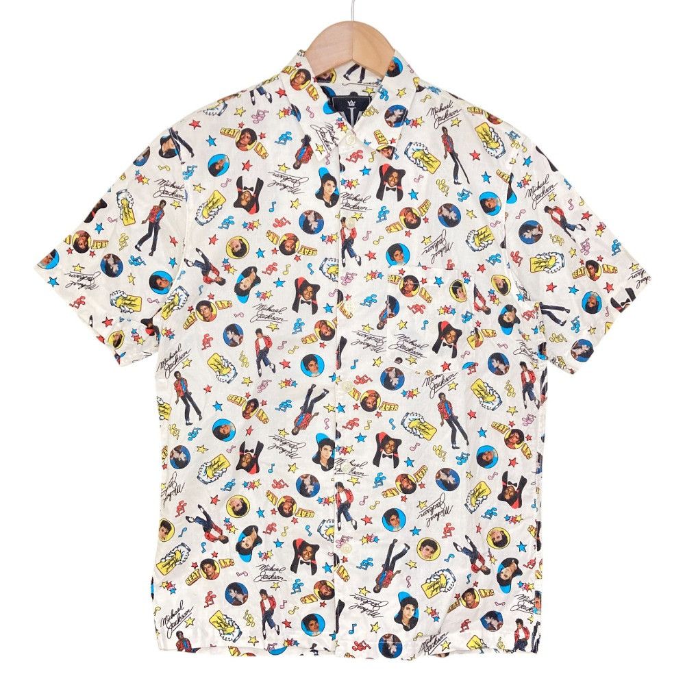 Other Hysteric Glamour Michael Jackson Collaboration Short Sleeve Shirt Textile Tops DUTY FREE for USA