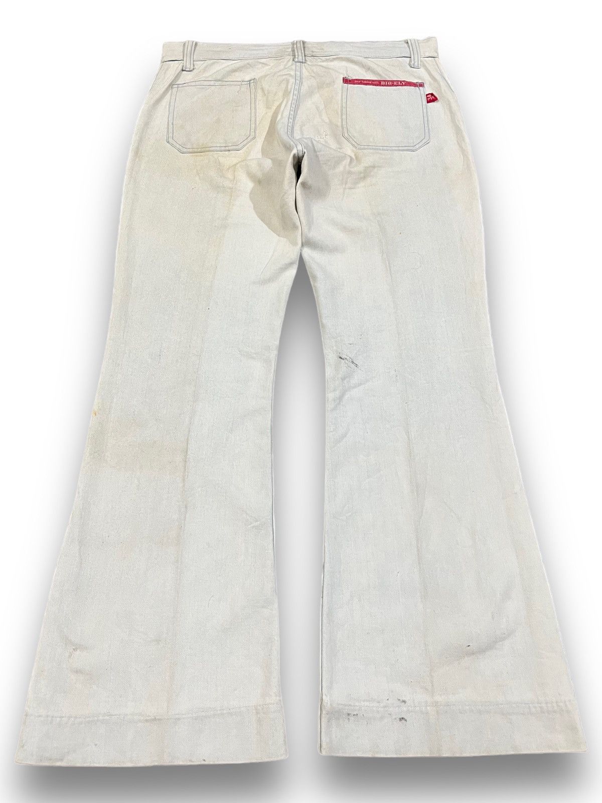 Japanese Brand × Vintage Vintage Japanese Brand Bootcut Bush Pants Denim Size US 34 / EU 50 - 4 Thumbnail
