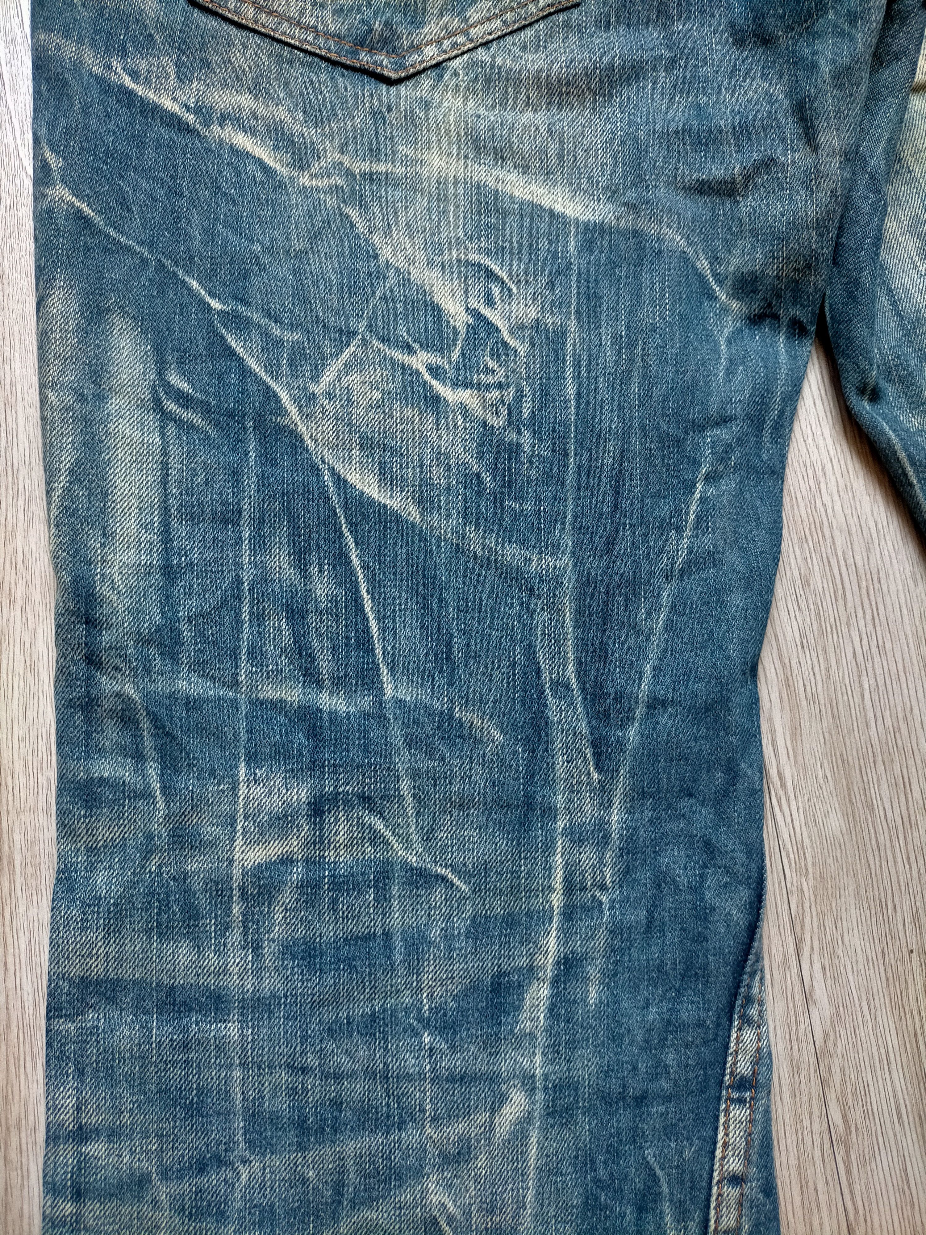 Le Grande Bleu (L.G.B.) Flare Antfui Jeans Acid Wash boot cut denim Size US 33 - 14 Thumbnail