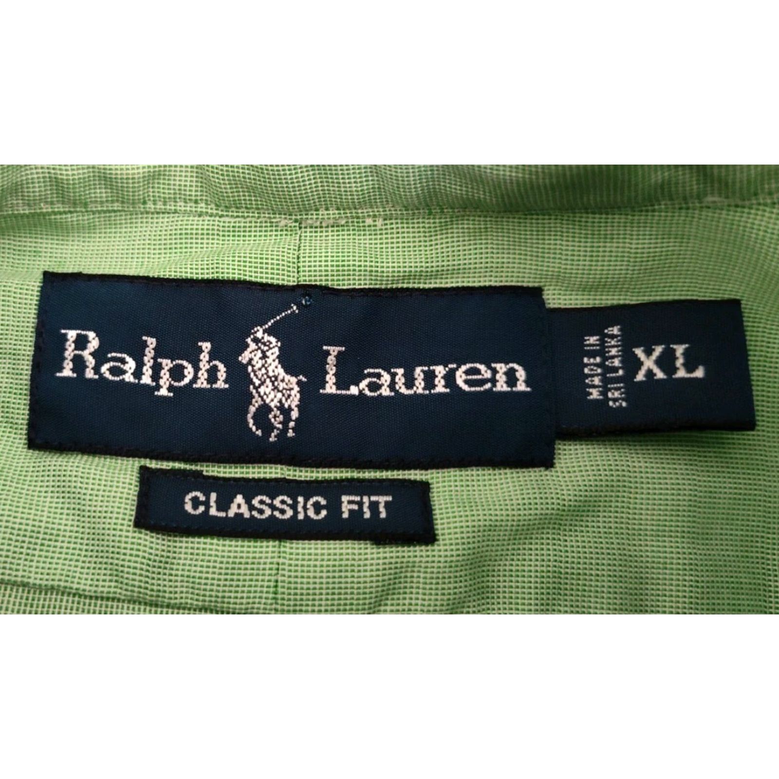 Ralph Lauren VINTAGE Polo Ralph Lauren Shirt Mens XL Mint Green Classic Fit Button-Down Long Sleeve, Cotton, All Seasons, Preppy Style Size US XL / EU 56 / 4 - 7 Thumbnail