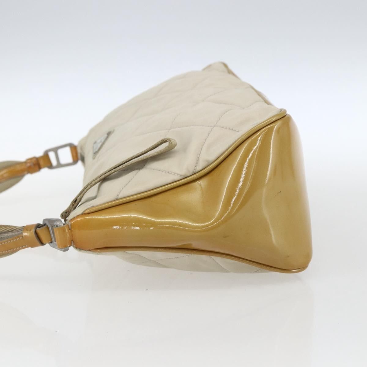 Prada PRADA Shoulder Bag Nylon Yellow Silver Auth 169507 - Jerrill Size ONE SIZE - 4 Thumbnail