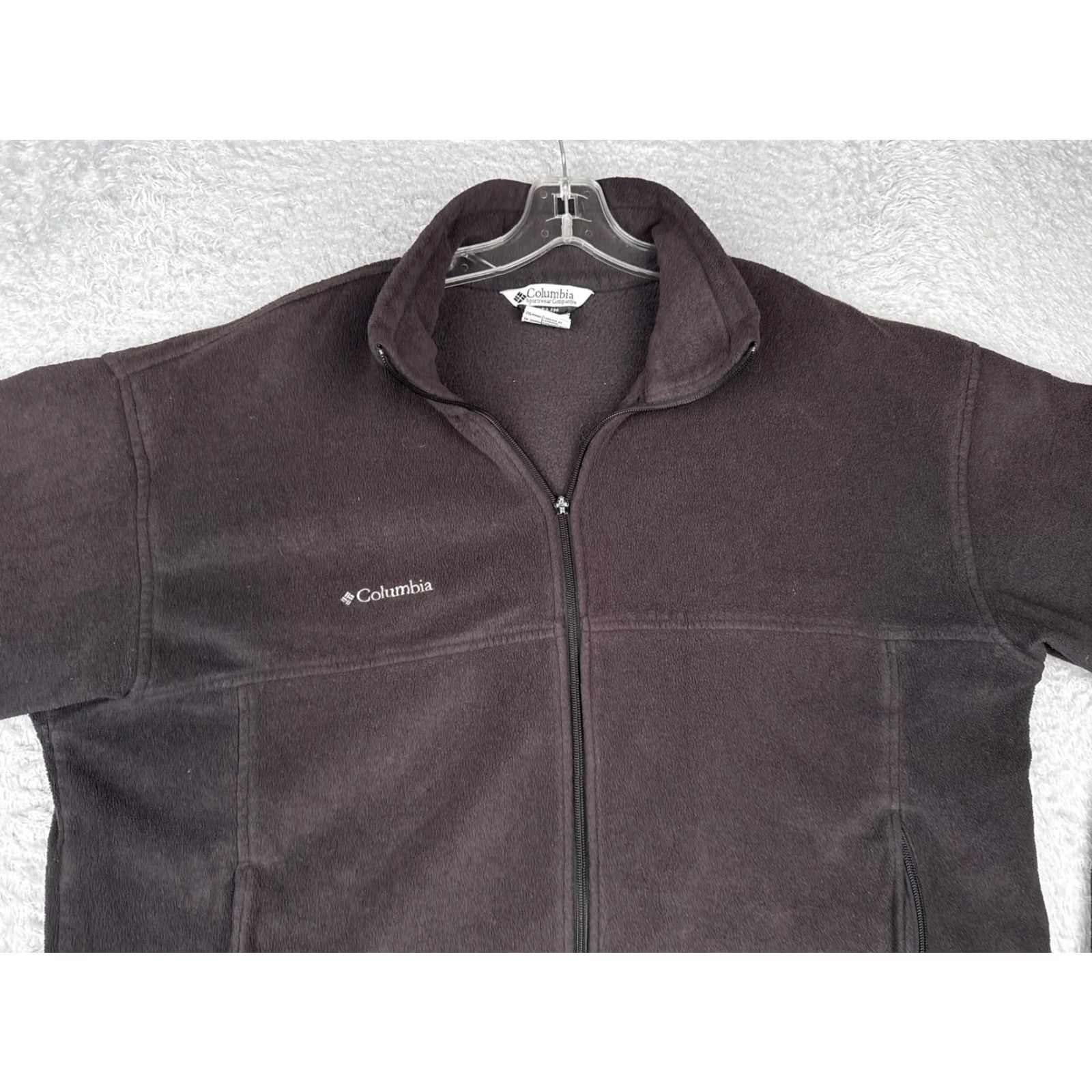 Vintage Columbia Jacket Mens 2XL Black Fleece Full Zip Stand Collar Outdoor Hiking Size US XXL / EU 58 / 5 - 4 Thumbnail