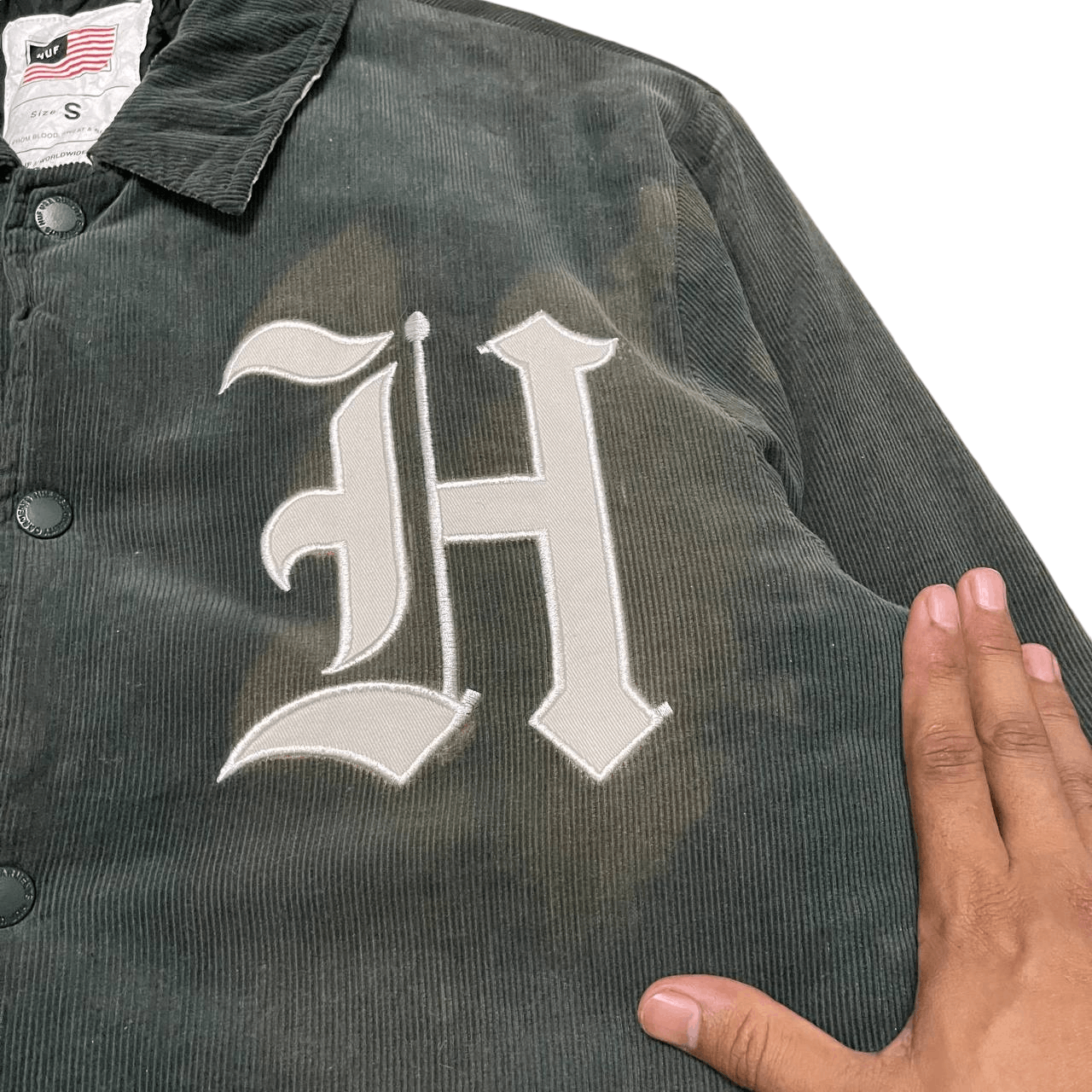 Huf Huf Worldwide Corduroy Varsity Jacket Size US S / EU 44-46 / 1 - 5 Thumbnail