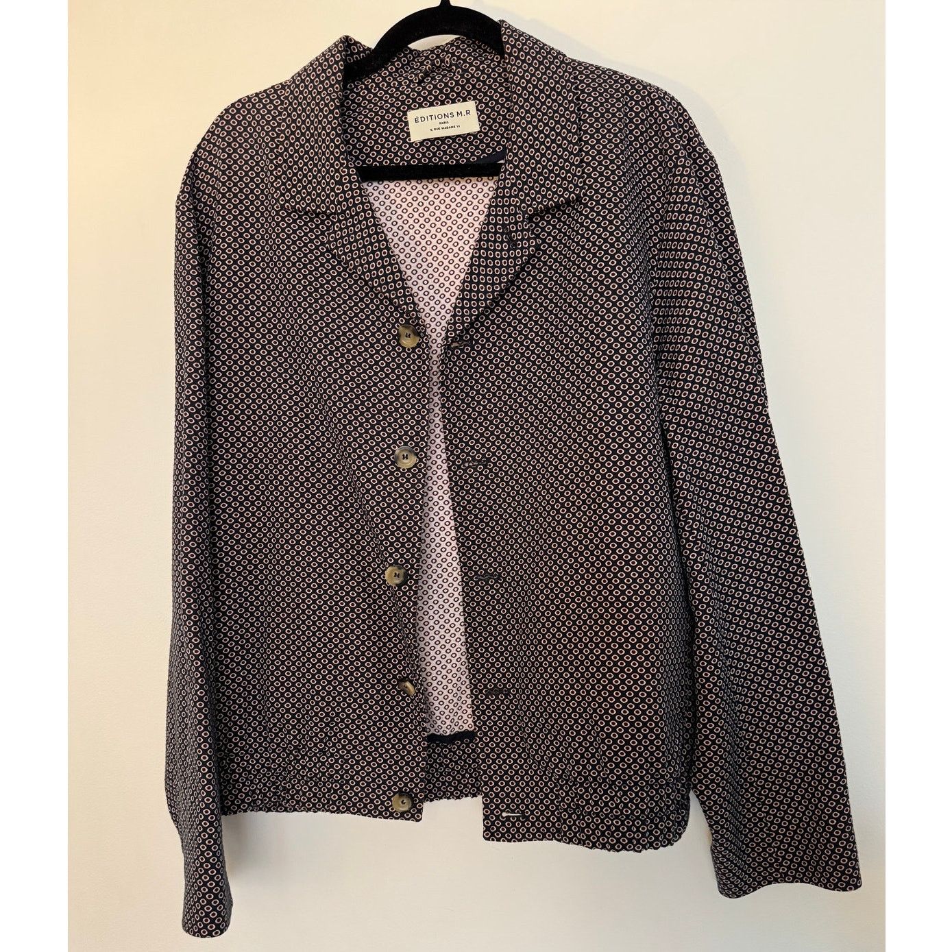 Editions M.R Editions M.R Paris Patterned Bomber Jacket Size 50 Size US L / EU 52-54 / 3 - 1 Thumbnail