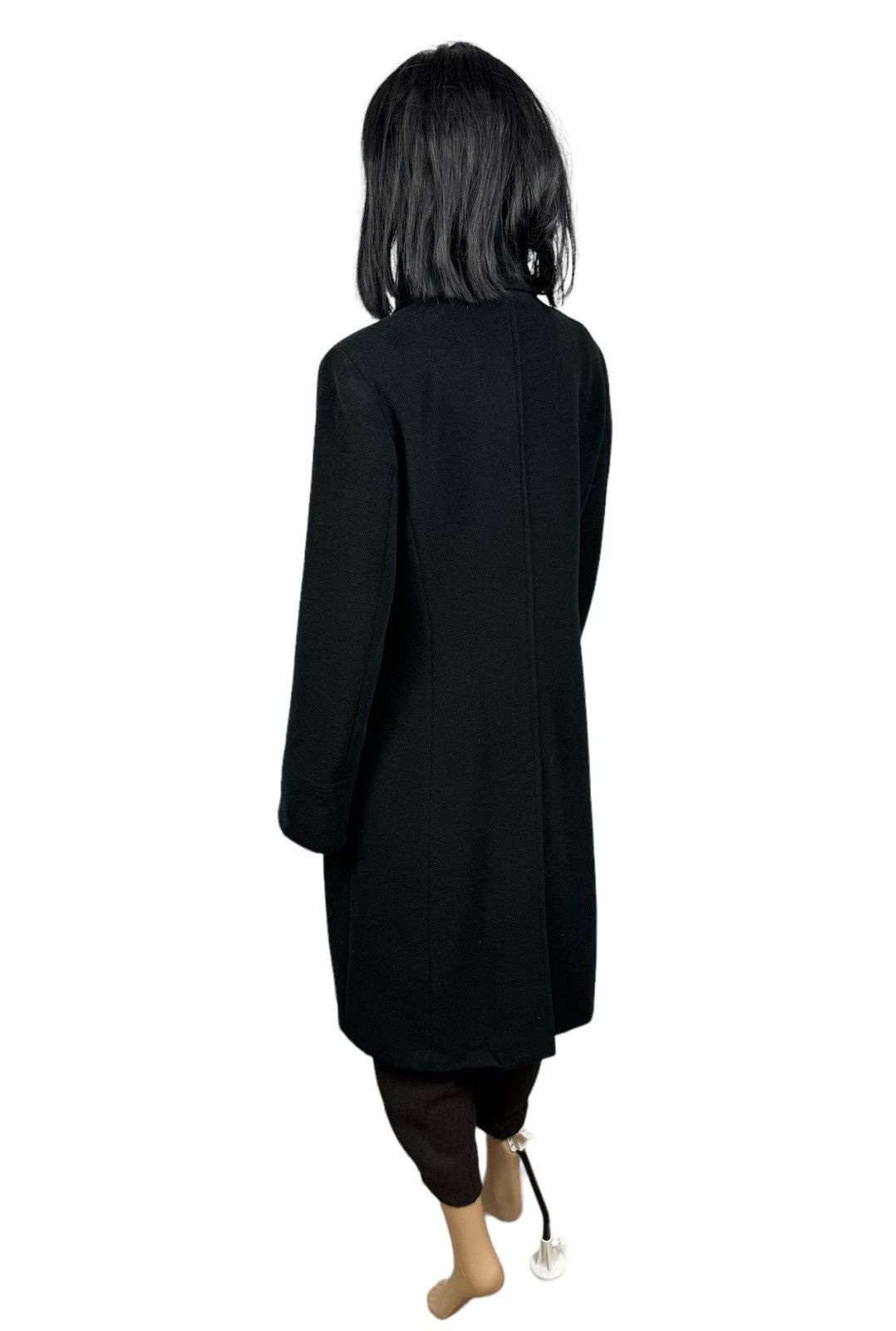 MAX&Co. Max&Co Wool-Angora Zip Coat Leather Trim size IT44 US10 Size M / US 6-8 / IT 42-44 - 8 Thumbnail