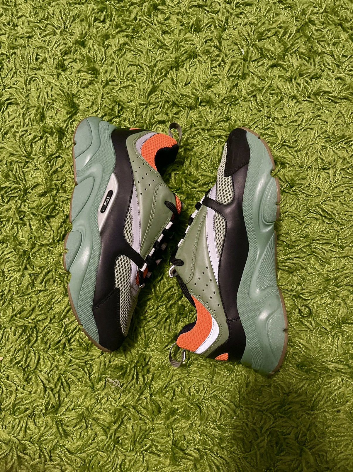 Dior Dior B22 ‘Orange/Green/Black’ Size US 10 / EU 43 - 3 Thumbnail