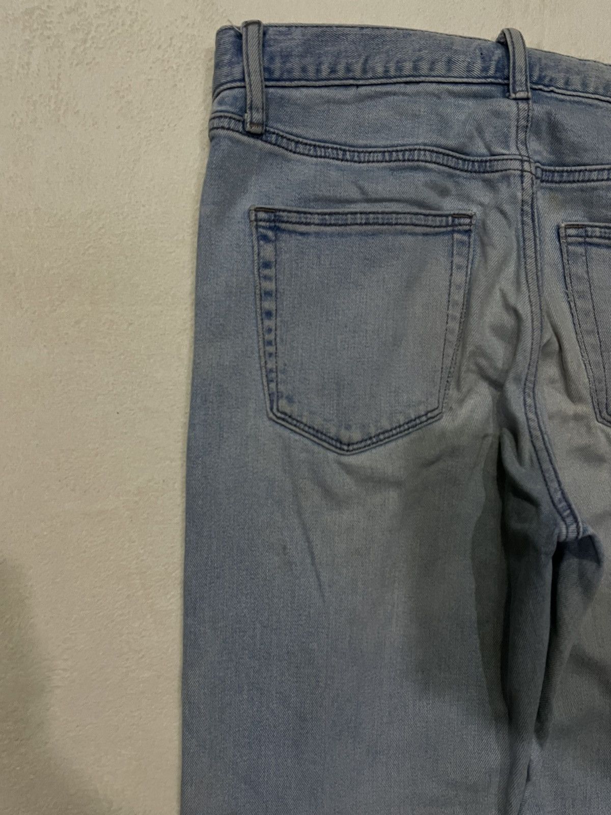 Uniqlo Vintage Uniqlo Skinny Distress Mudwash Denim Jeans Size US 32 / EU 48 - 15 Thumbnail