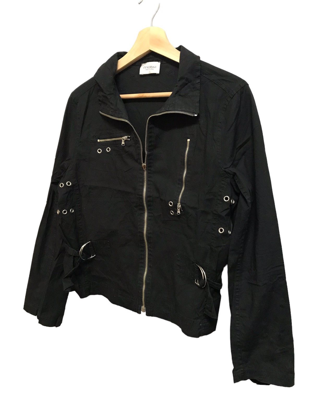 Japanese Brand × Seditionaries × Vintage Vintage Motivi Made In Italy Seditionaries Punk Style Jacket Size US M / EU 48-50 / 2 - 2 Thumbnail