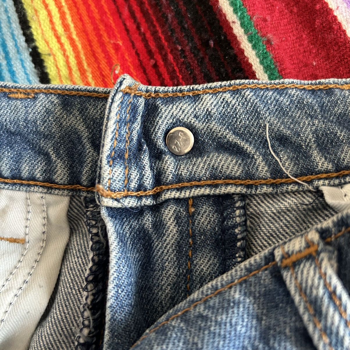 Levi's Vintage Levi’s 90s Japanese Washed Blue Distressed Denim Size US 33 - 12 Thumbnail
