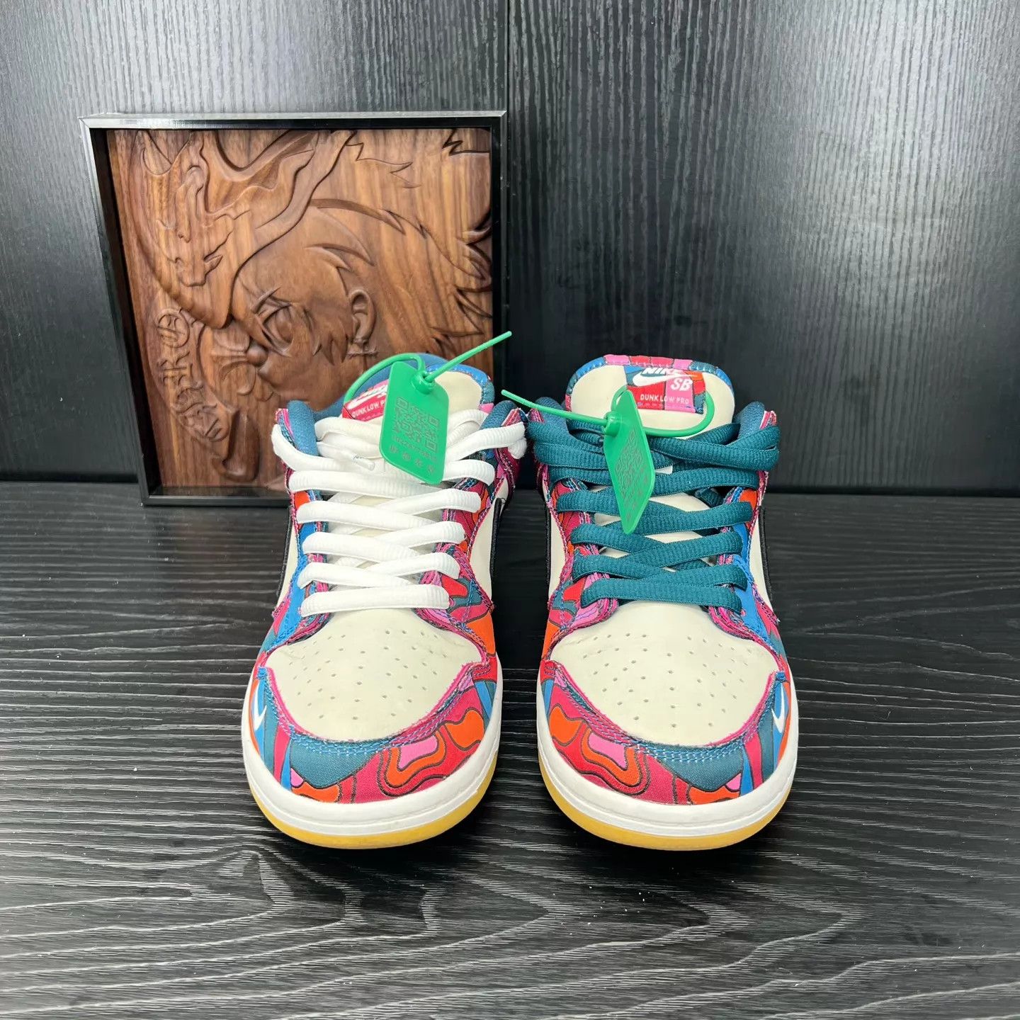 Nike Nike Dunk SB White Red Blue 42 Worn Once With Box Size US 8.5 / EU 41-42 - 4 Thumbnail
