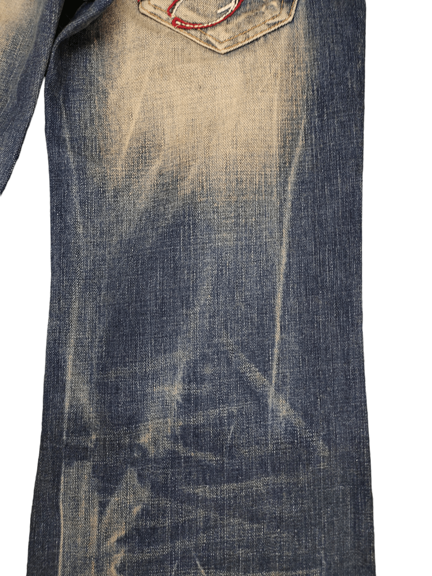 If Six Was Nine Flare Jeans Studio RP Faded Bootcut Low Rise Jpg Style Size US 27 - 7 Thumbnail
