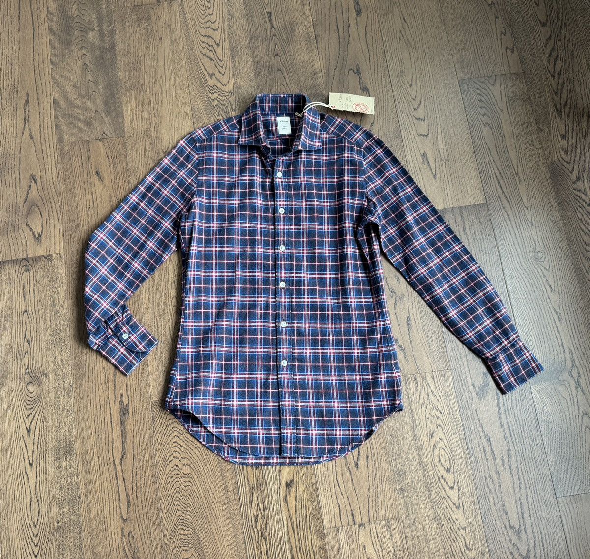 Ring Jacket Elento by Ring Jacket Japan Made Mens Cotton Check Shirt Size US S / EU 44-46 / 1 - 2 Thumbnail