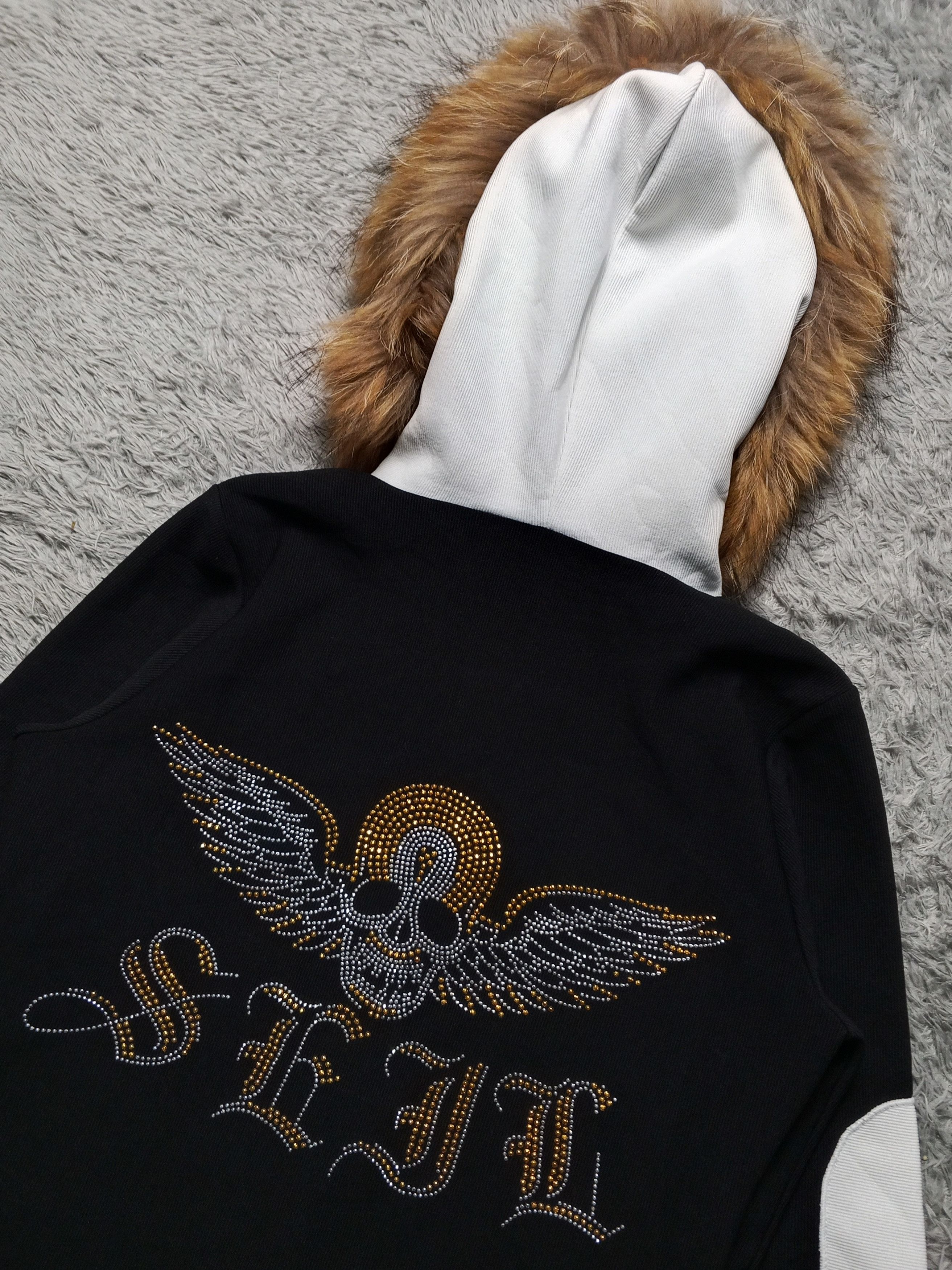Japanese Brand Japan Brand Sick Issue Skull Fur Hoodie with Sparkle Size US M / EU 48-50 / 2 - 1 Thumbnail