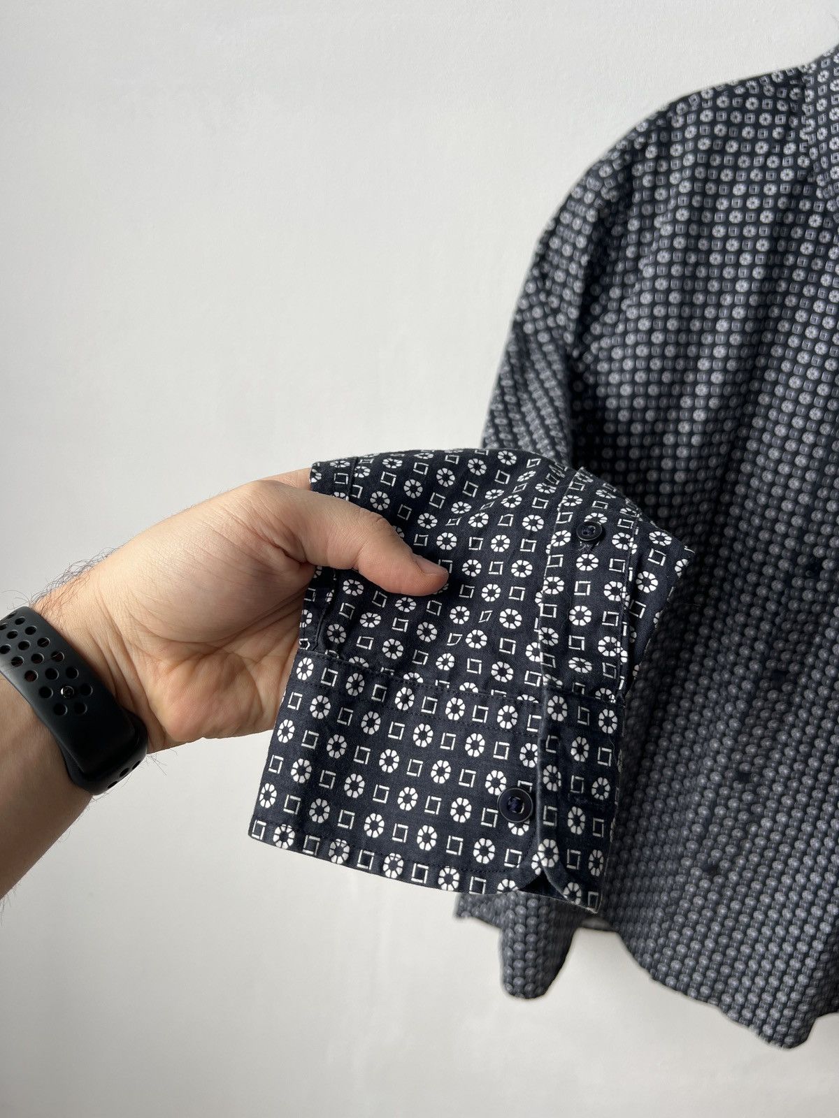 Drake's × Fred Perry Fred Perry x Drake's Mens Cotton Navy Shirt Size XXL Size US XXL / EU 58 / 5 - 5 Thumbnail