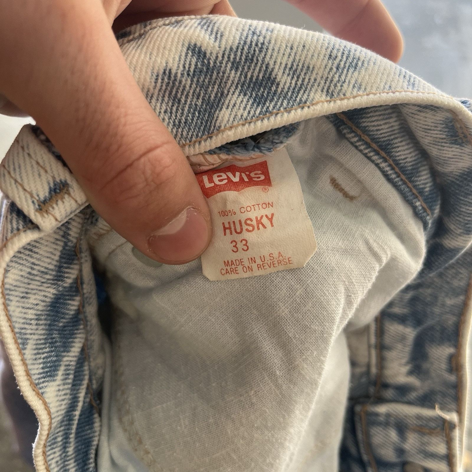 Levi's Vintage Levi’s Orange Tab Husky Jeans Men’s Size 33 X 30 Size US 33 - 7 Thumbnail