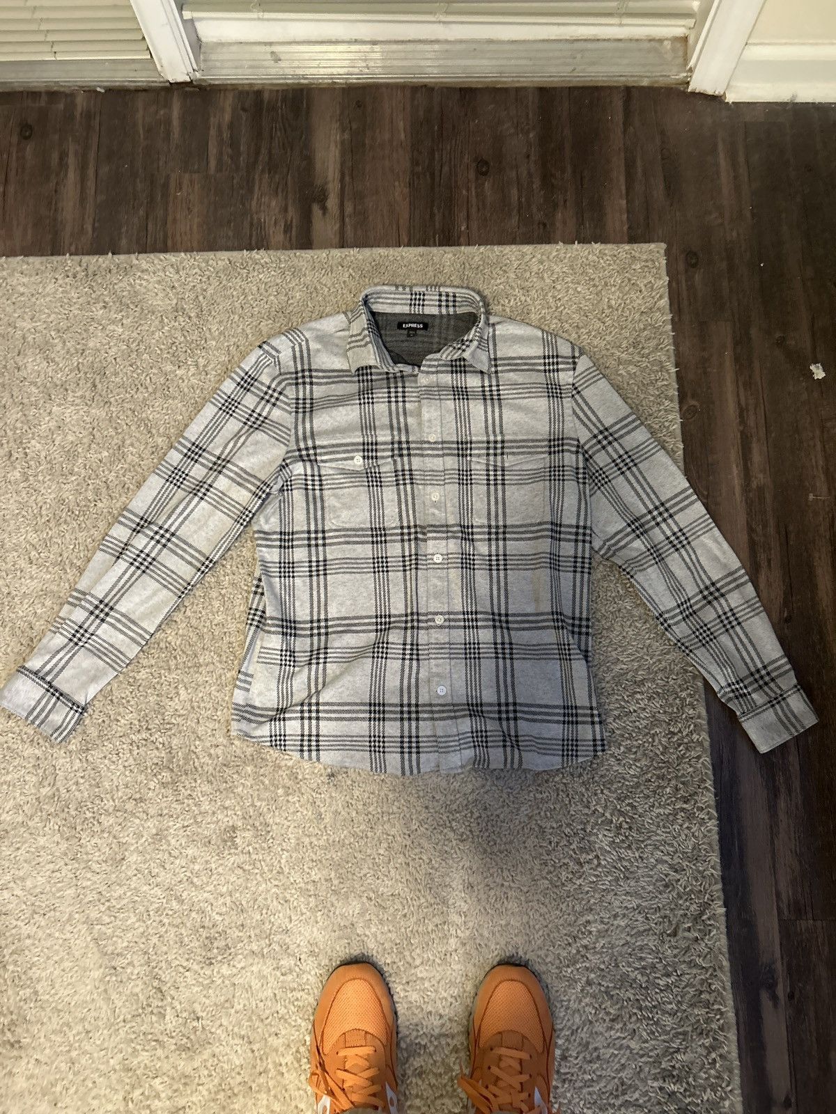 Express White and black flannel Size US L / EU 52-54 / 3 - 1 Thumbnail