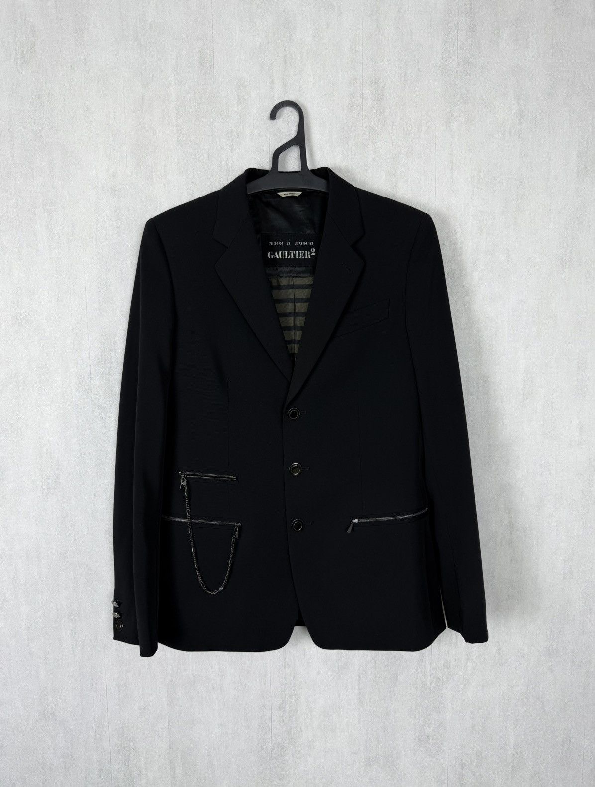 Jean Paul Gaultier Jean Paul Gaultier Gaultier2 Women’s Wool Suit Size I42 Size M / US 6-8 / IT 42-44 - 2 Thumbnail