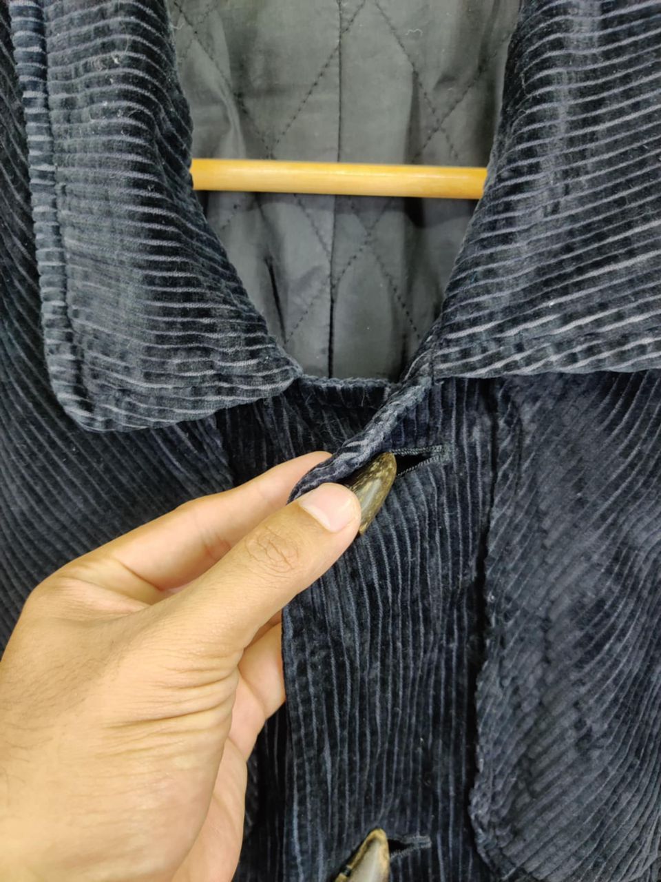 Kansai Yamamoto Vintage Kansai Man Velvet Corduroy Duffle Jacket Size US L / EU 52-54 / 3 - 8 Thumbnail
