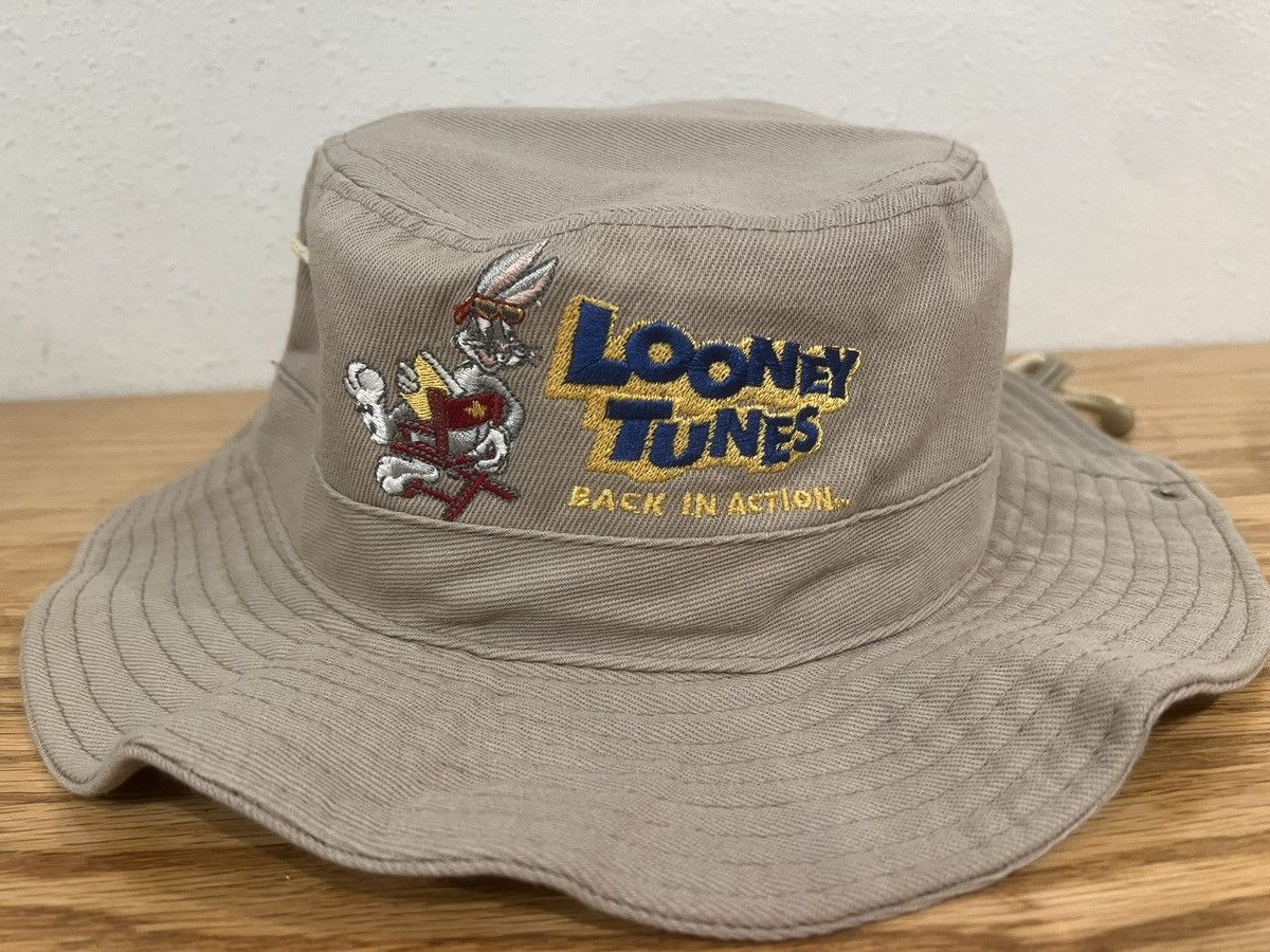Warner Bros Vintage Looney Tunes Bugs Bunny Fishing Bucket Hat Size ONE SIZE - 1 Thumbnail