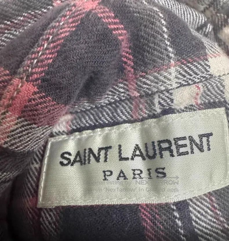 Saint Laurent Paris Saint Laurent Paris Black, white, and pink plaid shirt i Size US XS / EU 42 / 0 - 3 Thumbnail