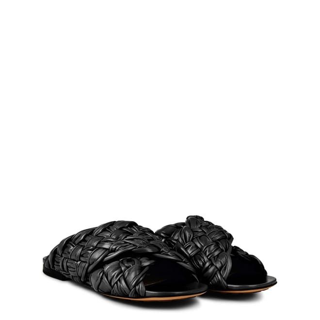 Bottega Veneta Bottega Veneta Bv Mule in Black Size US 5.5 / IT 35.5 - 3 Thumbnail