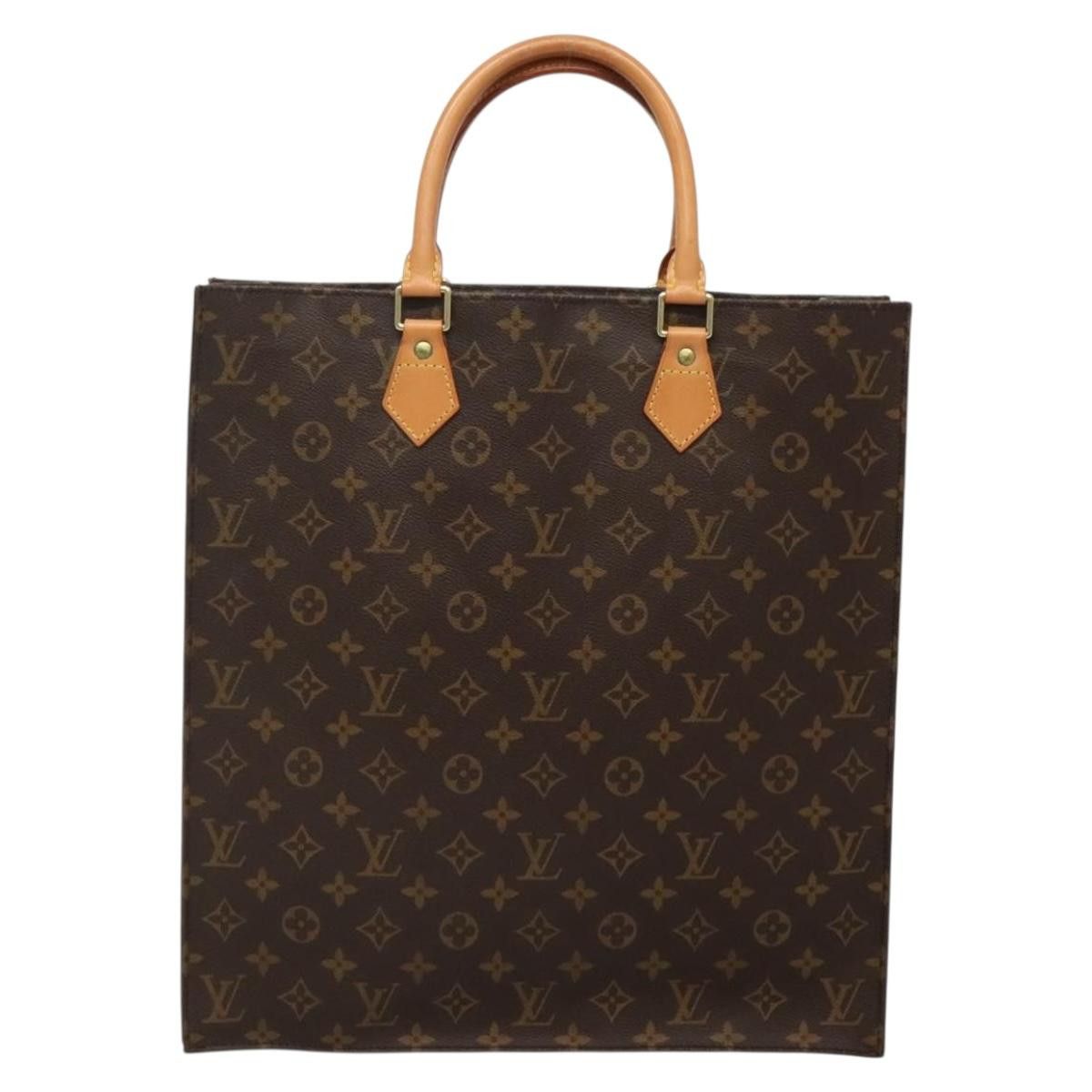 Louis Vuitton LOUIS VUITTON Monogram Sac Plat Hand Bag M51140 Size ONE SIZE - 2 Thumbnail