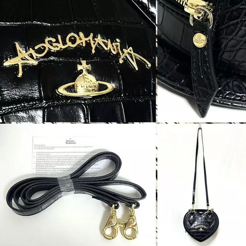 Vivienne Westwood Vivienne Westwood size os Middle-aged crocodile skin love b Size ONE SIZE - 6 Thumbnail
