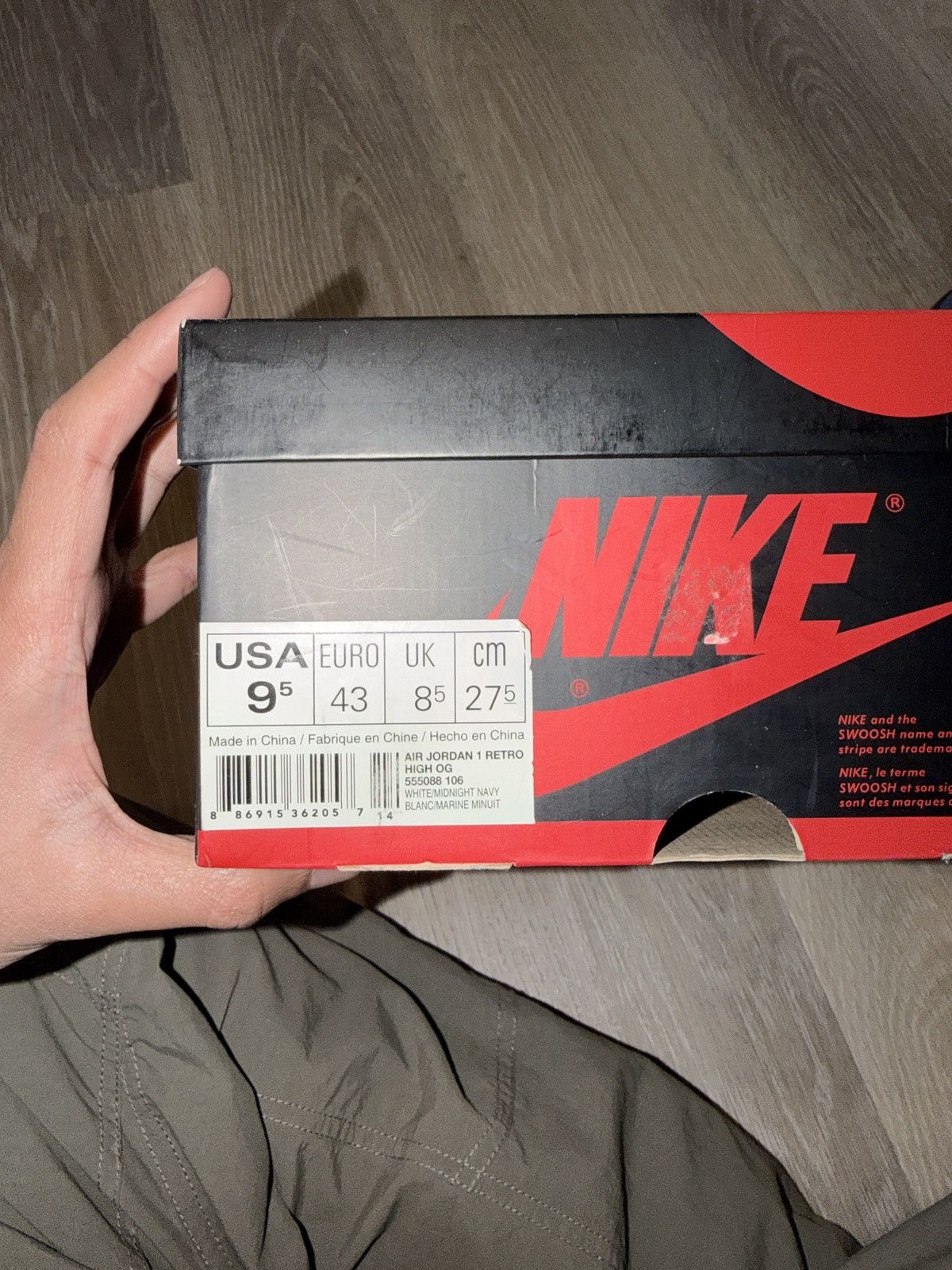 Jordan Brand Jordan 1 Navy Metallic Size US 9.5 / EU 42-43 - 9 Thumbnail