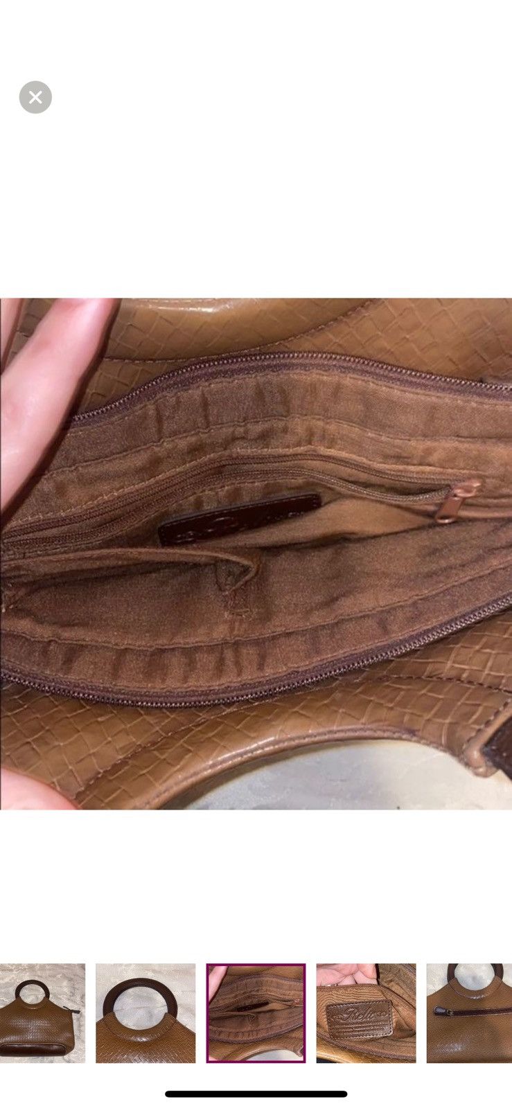Relic Relic brown round handled hand bag Size ONE SIZE - 2 Thumbnail