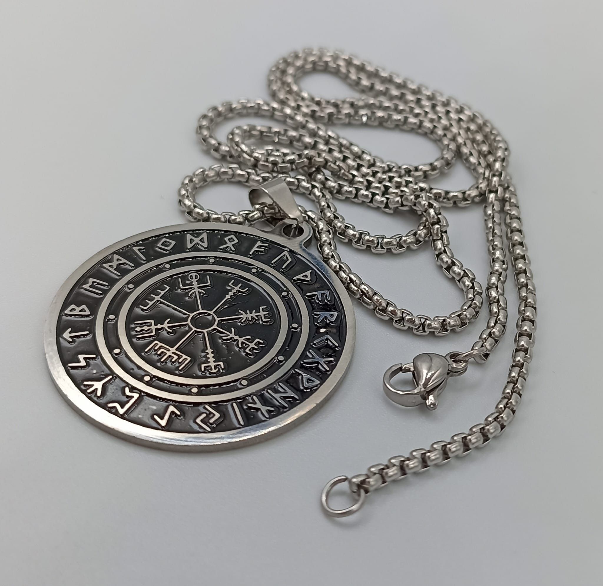 Other Silver New Nordic Viking Rune Necklace for Men and Women Size ONE SIZE - 1 Thumbnail