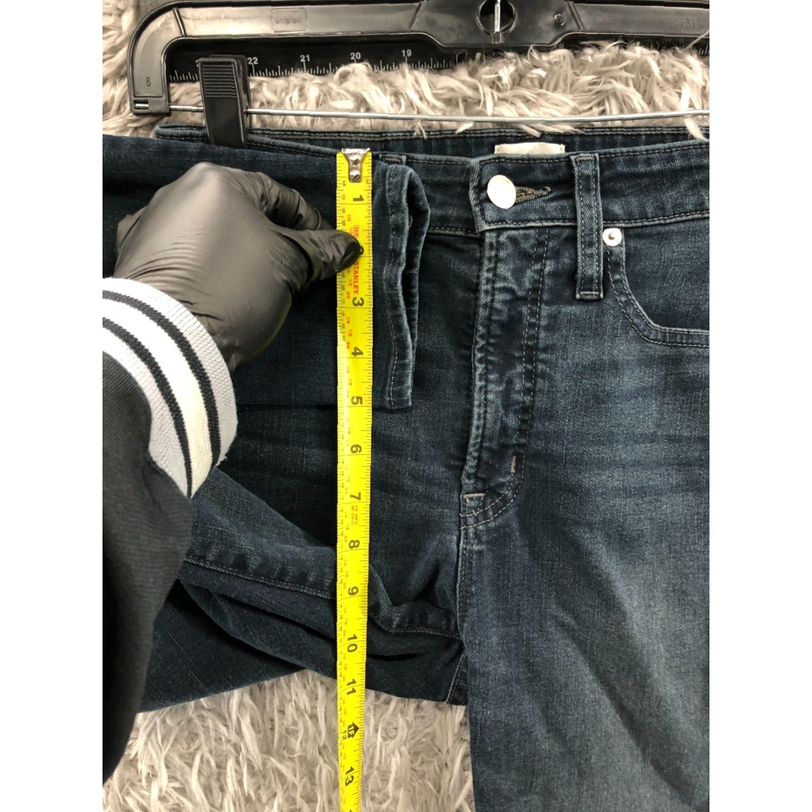 J.Crew J.CREW Toothpick Jeans Womens Size 26 Dark Wash Blue Denim 5-Pocket Skinny Size 26" / US 2 / IT 38 - 4 Thumbnail