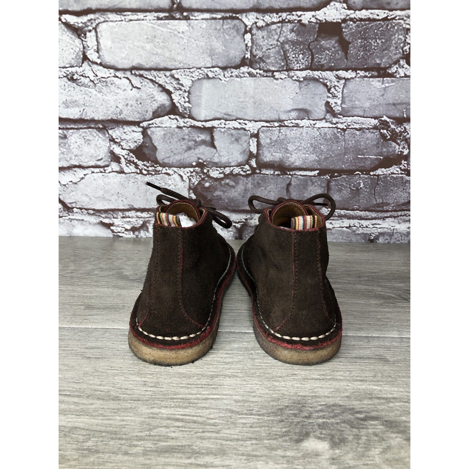 Paul Smith Paul Smith Junior Brown Suede Leather Chukka Lace Up Boots B Size US 10 / EU 43 - 15 Thumbnail