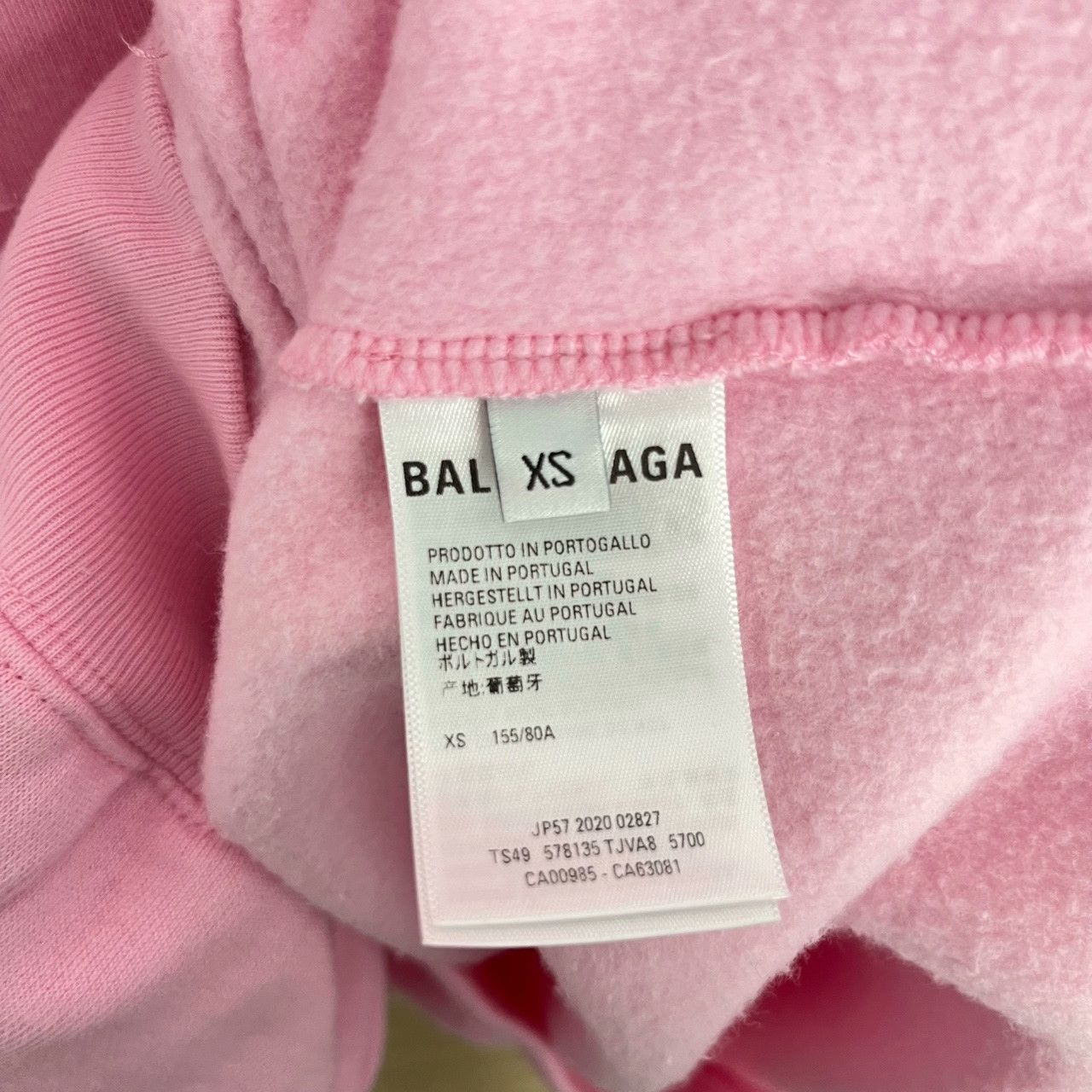 Balenciaga Balenciaga Pink front and back logo hoodie 2501-Nextarrow Size US XS / EU 42 / 0 - 2 Thumbnail