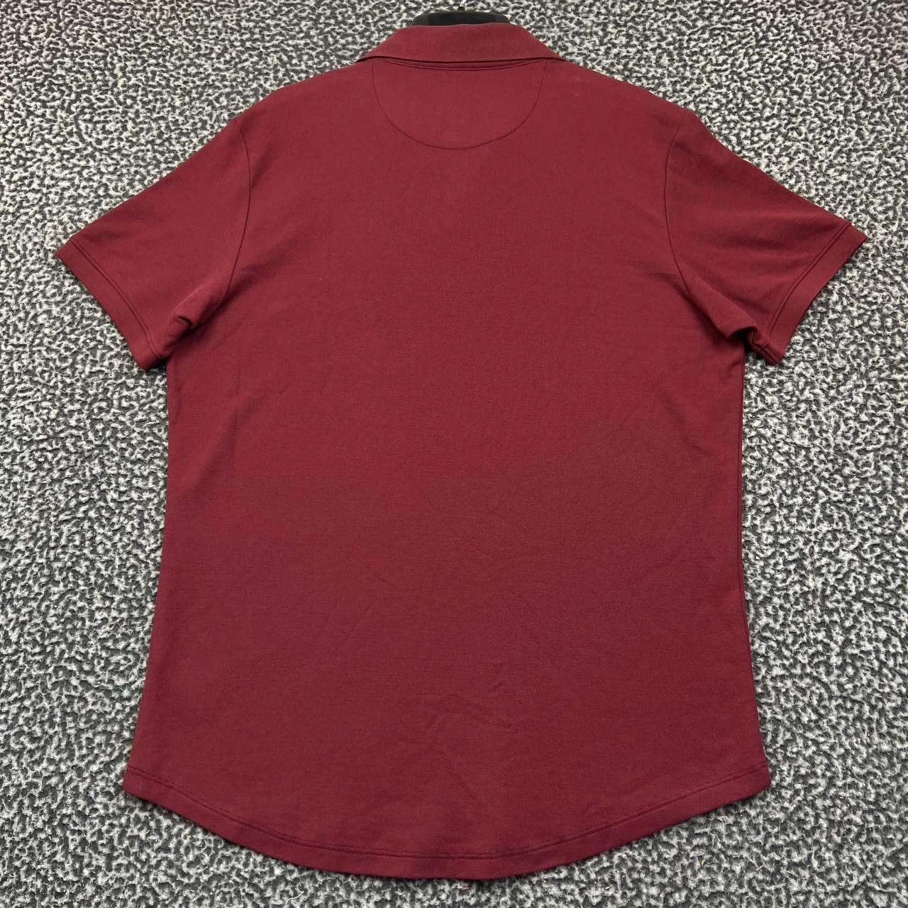 Cuts Cuts Curve Hem Polo Shirt Men Red Collared Pima Cotton M Size US M / EU 48-50 / 2 - 2 Thumbnail