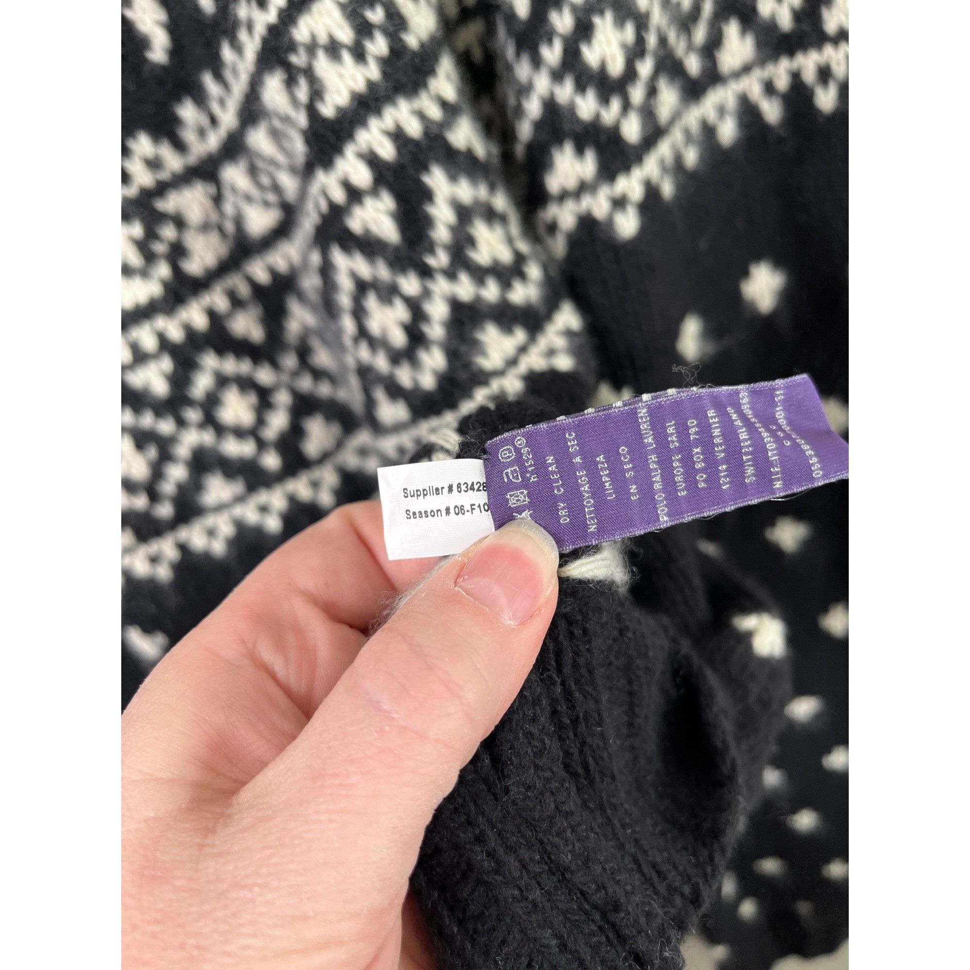 Ralph Lauren Purple Label Ralph Lauren Purple Label Mens Handknit Cashmere sweater L Size US L / EU 52-54 / 3 - 7 Thumbnail