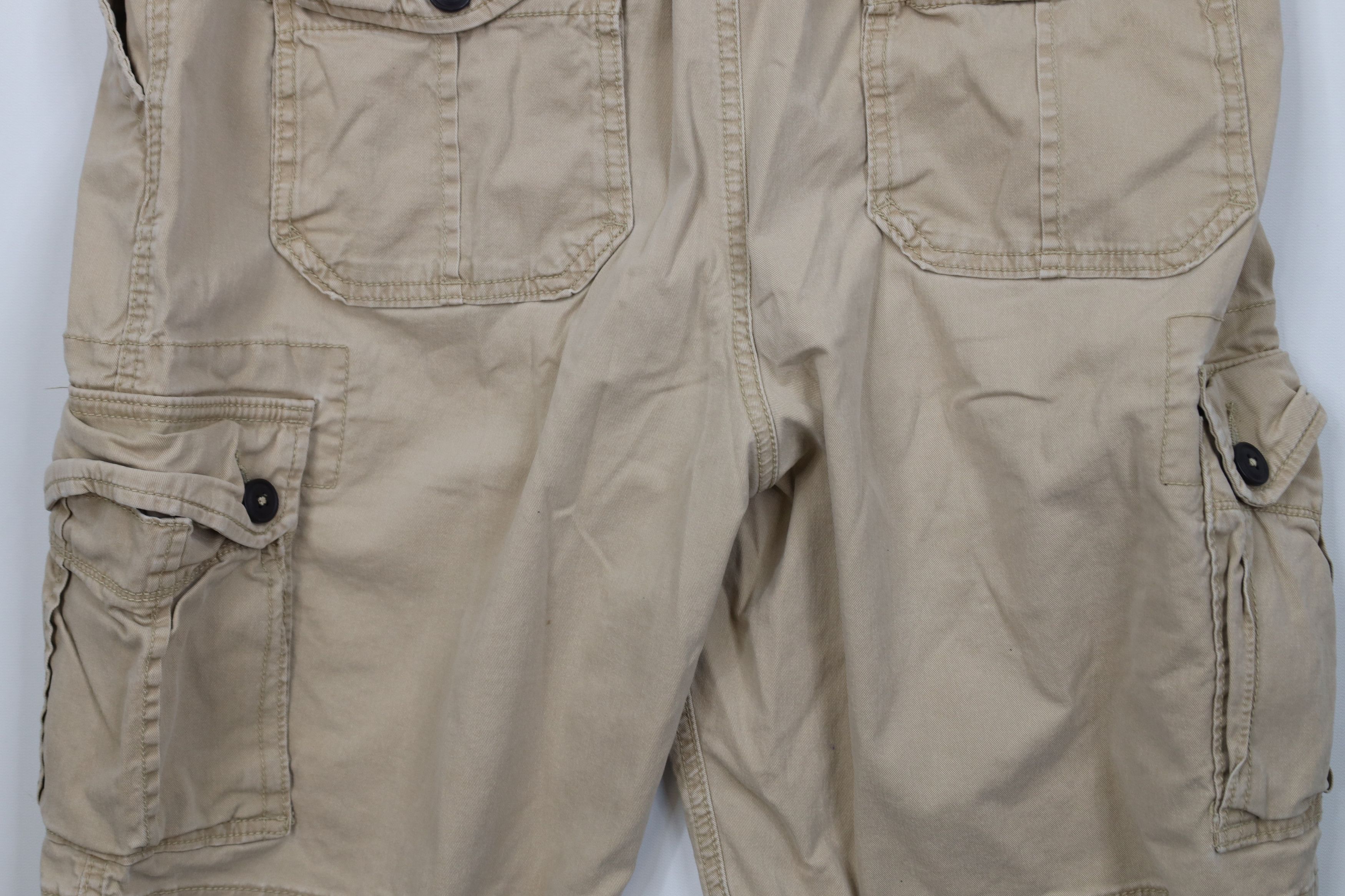 Aeropostale Vintage Y2K Aeropostale Surplus Cargo Shorts Beige Cotton Size US 34 / EU 50 - 12 Thumbnail