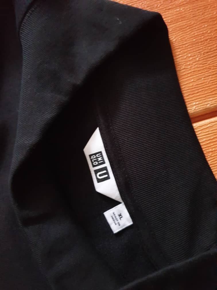 Japanese Brand Uniqlo super black longsleeve shirt Size US XL / EU 56 / 4 - 2 Thumbnail
