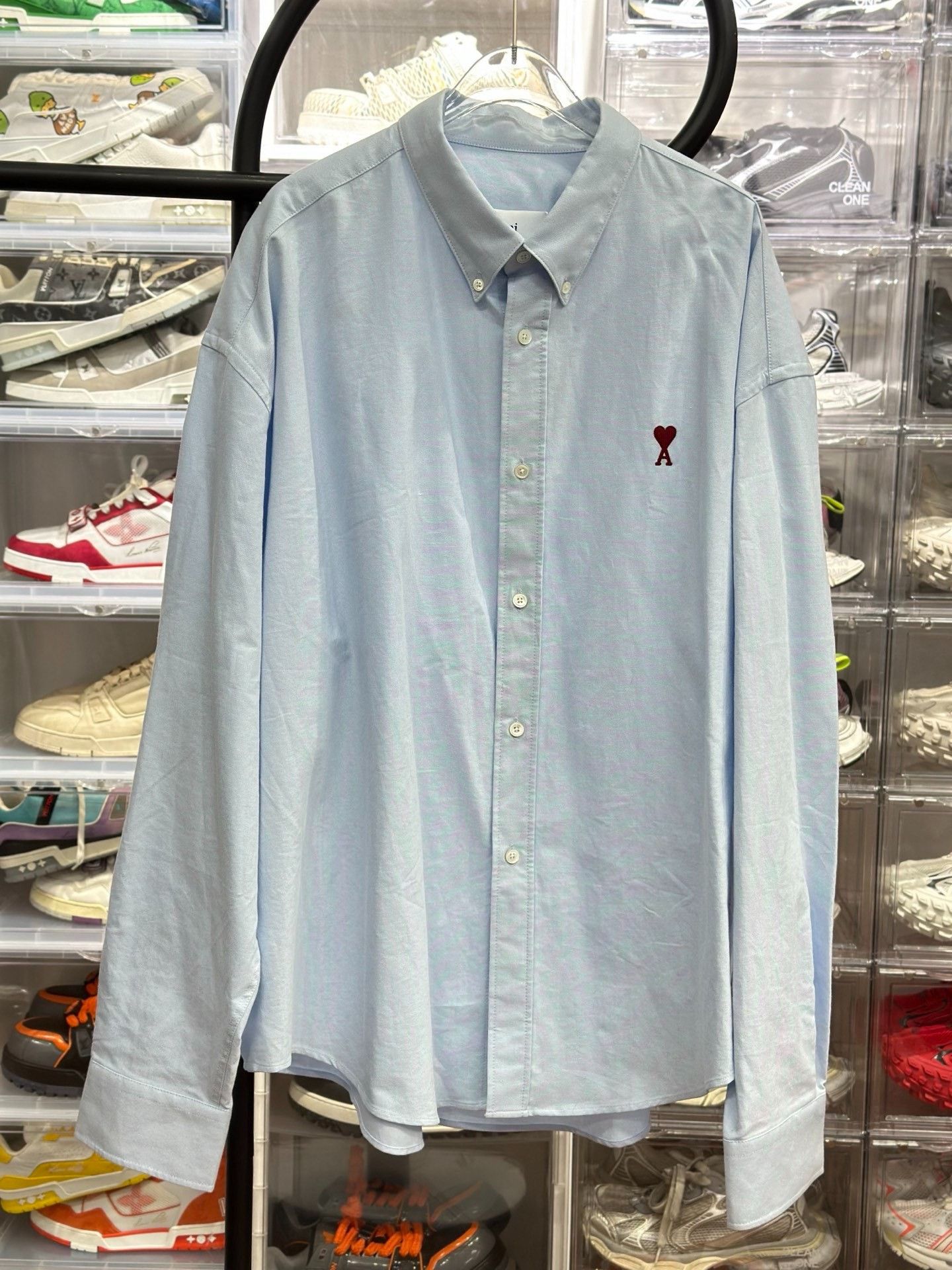 AMI Ami Oversized Blue Shirt XL Men Size US XL / EU 56 / 4 - 1 Thumbnail