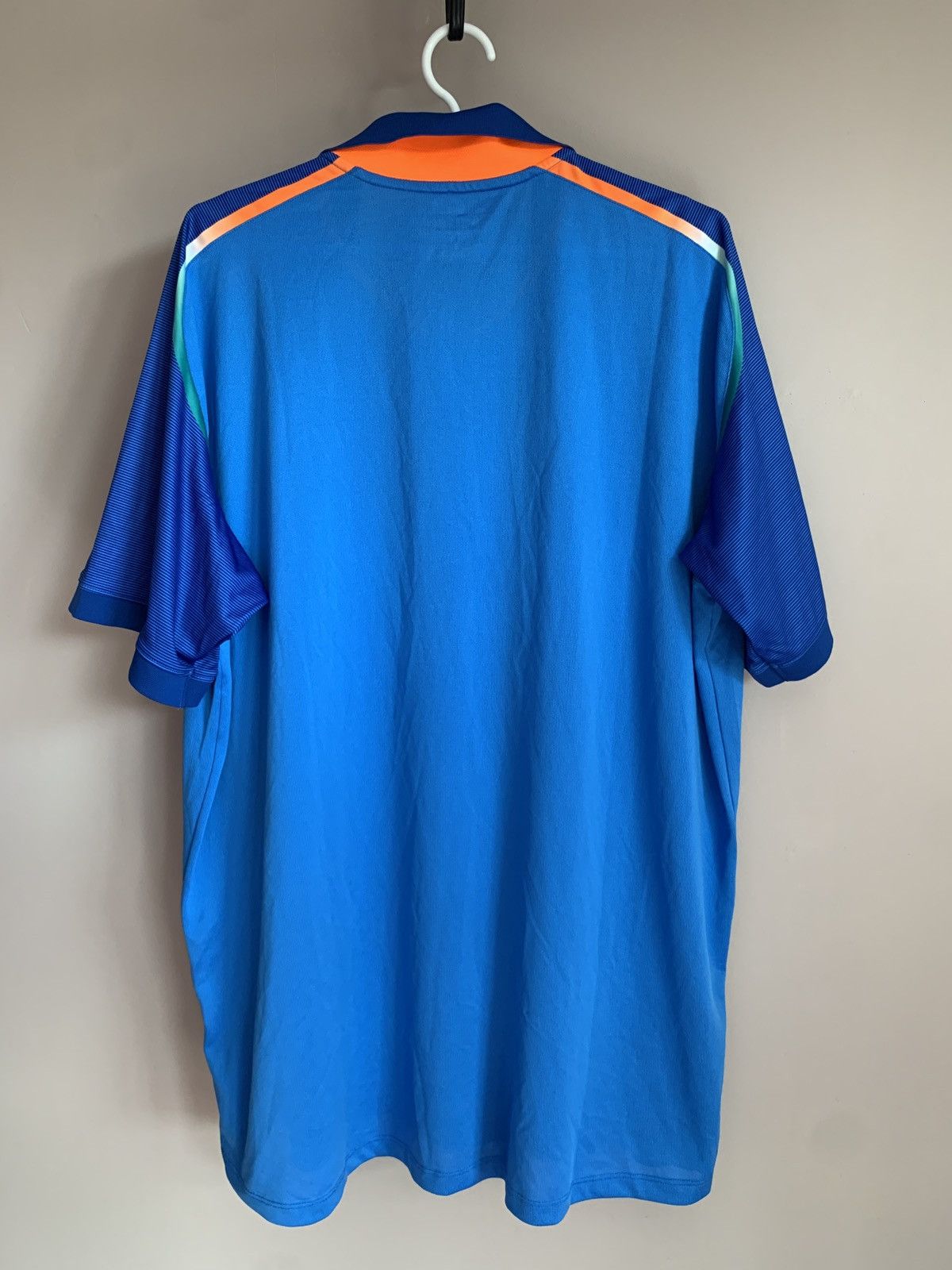 Nike India Home Cricket Polo Shirt Nike Jersey Size XXL Size US XXL / EU 58 / 5 - 2 Thumbnail